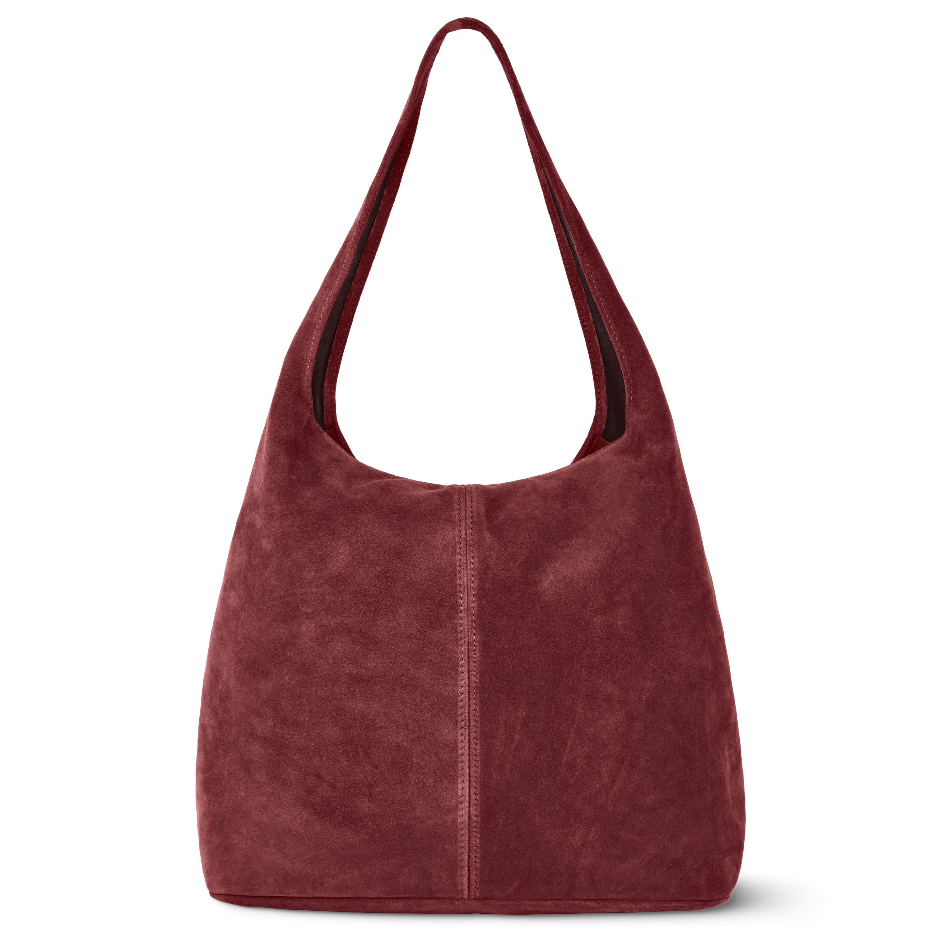 Italian Genuine Suede Hobo Bag – Slouchy Shoulder Purse
