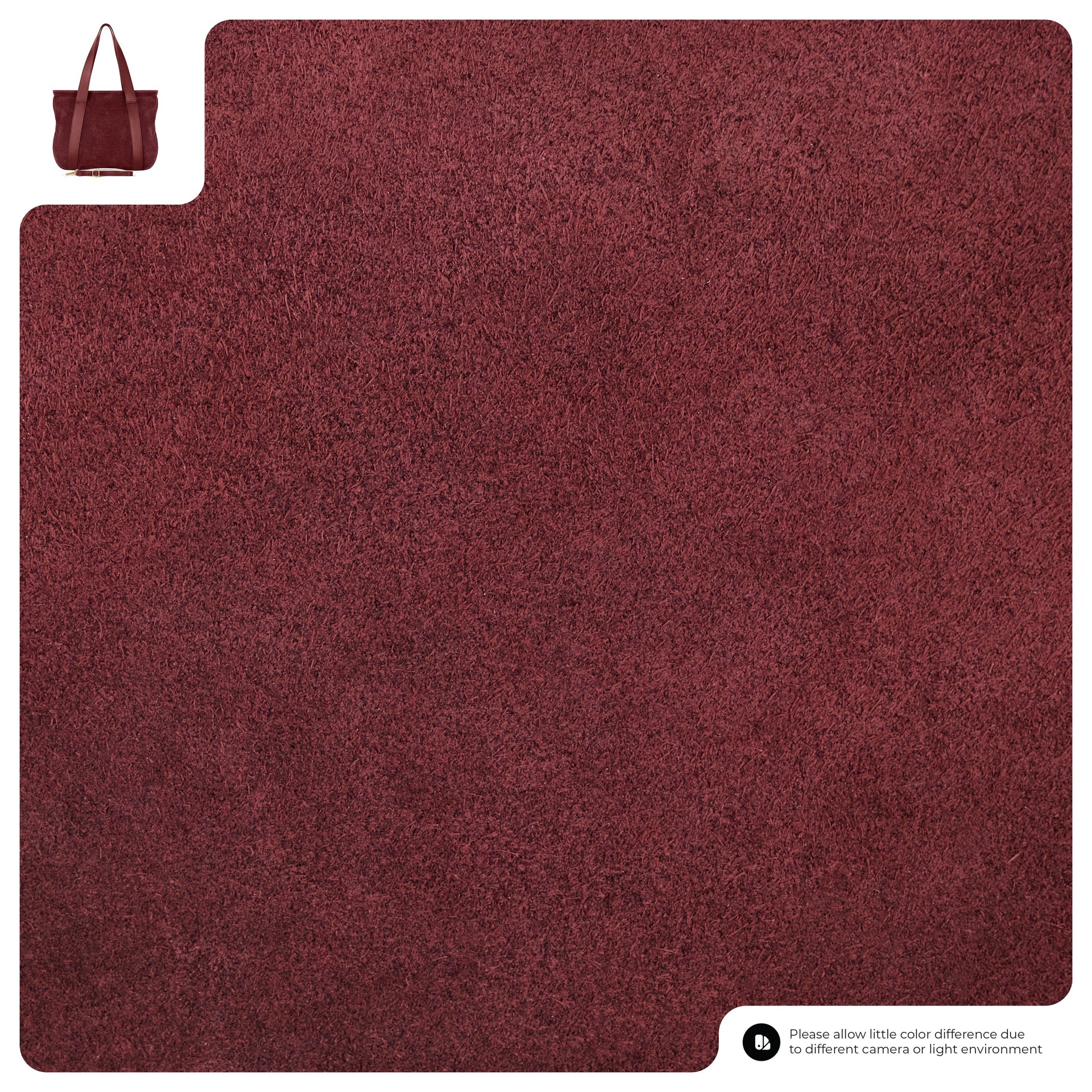 Italian Genuine Suede Leather Everyday Tote Bag