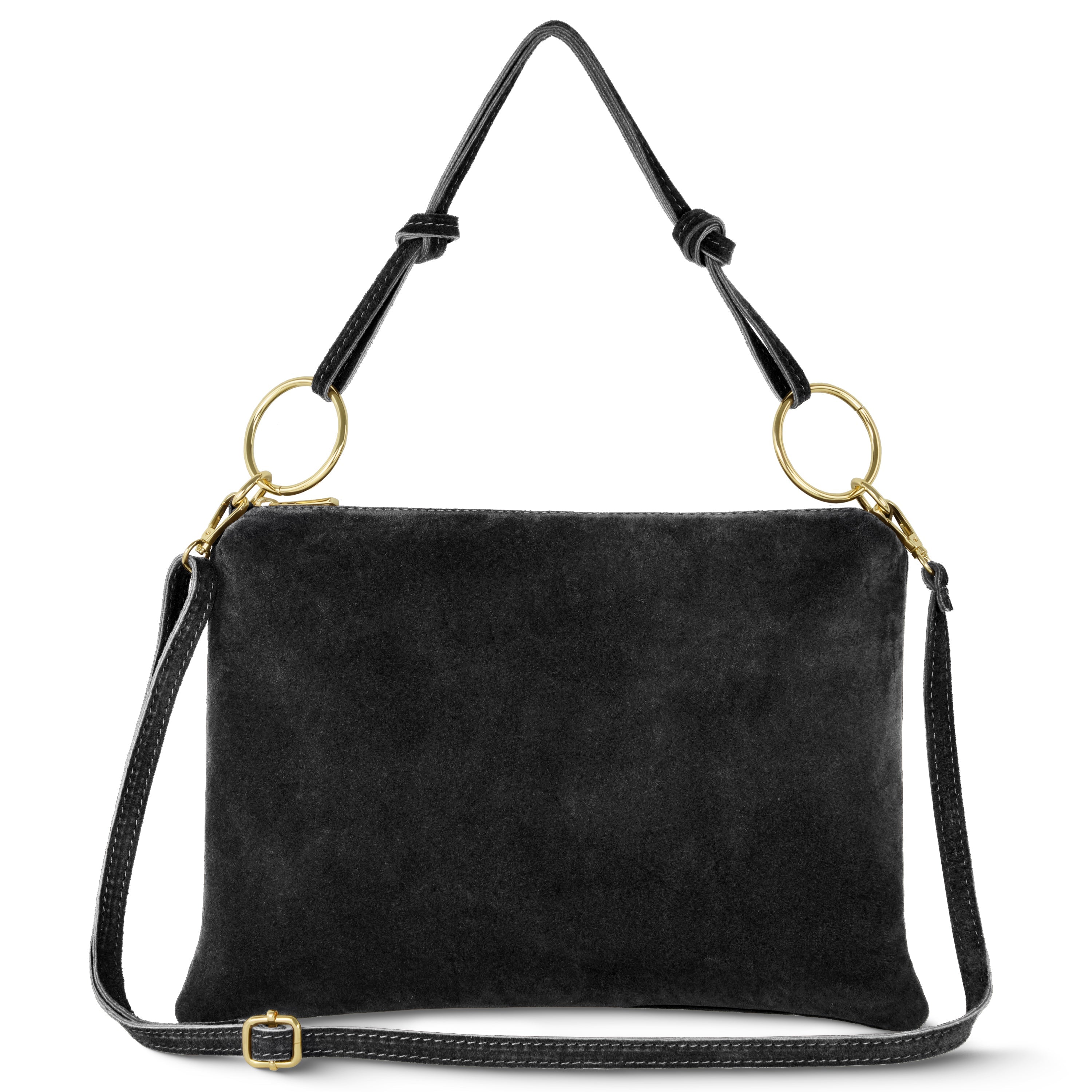 Italian Genuine Suede Leather Shoulder Bag