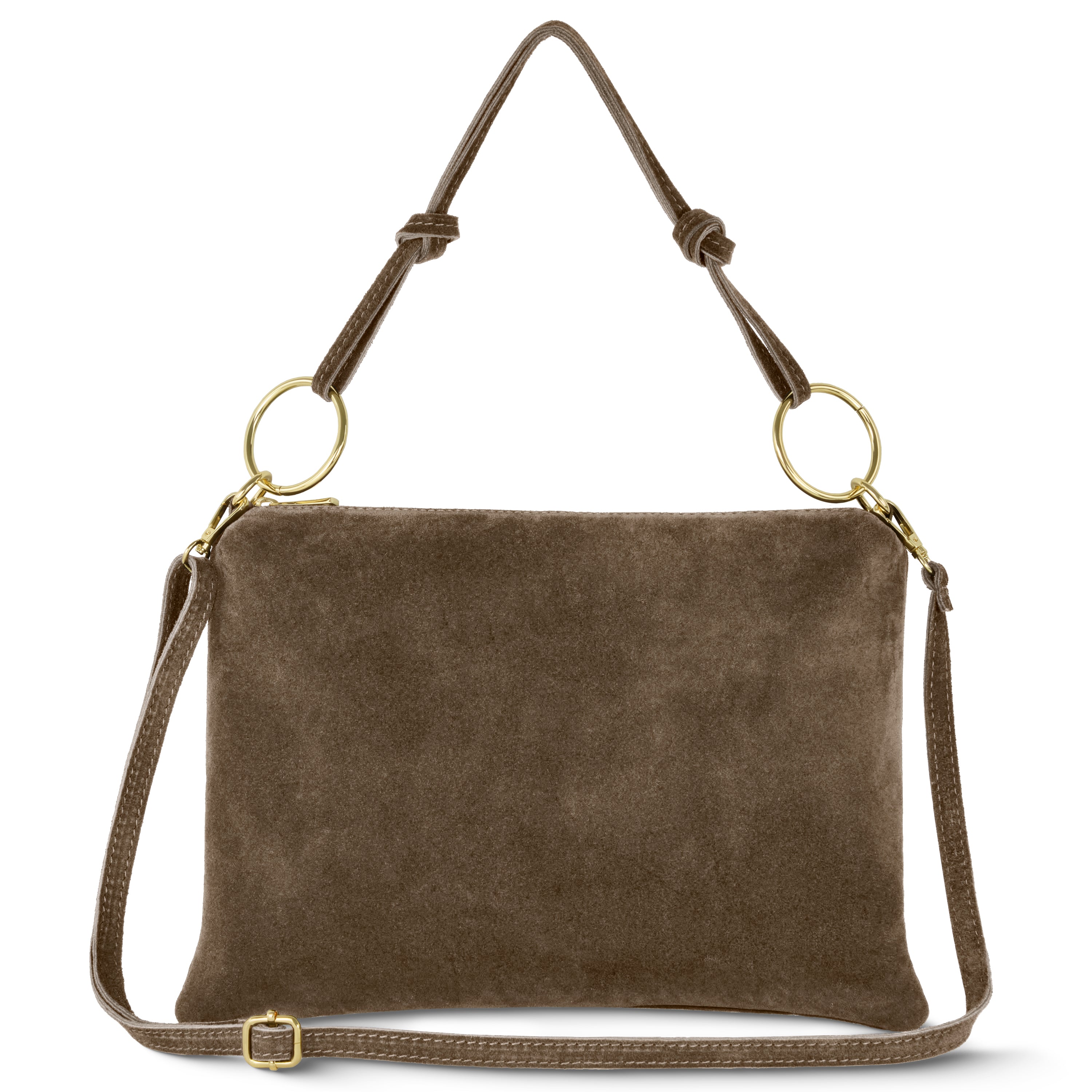 Italian Genuine Suede Leather Shoulder Bag