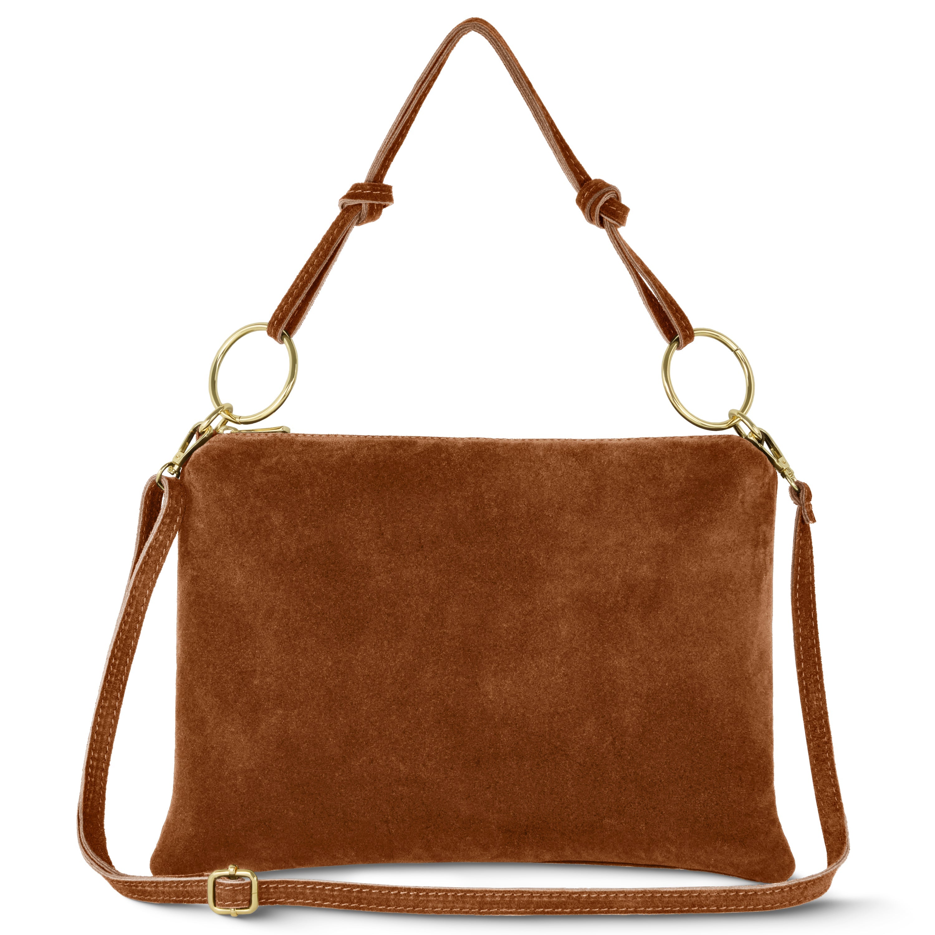 Italian Genuine Suede Leather Shoulder Bag