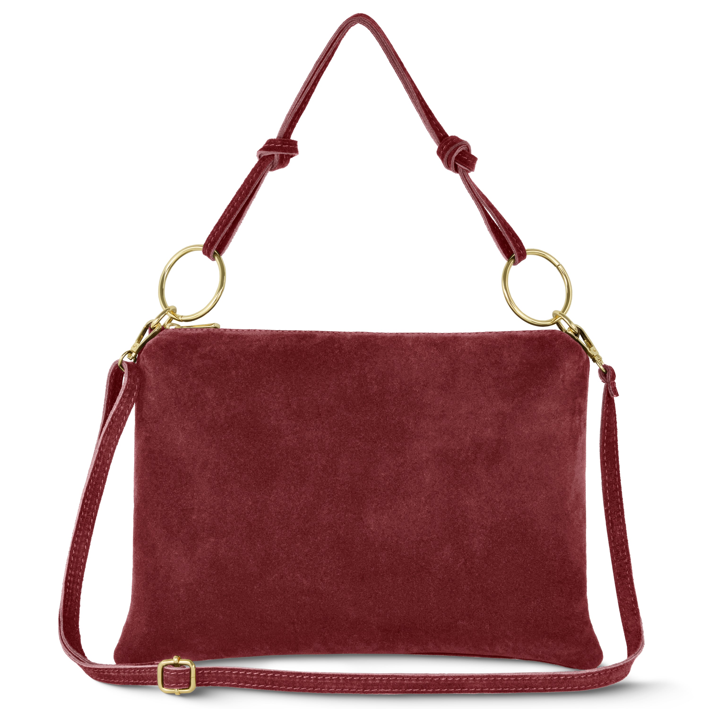 Italian Genuine Suede Leather Shoulder Bag