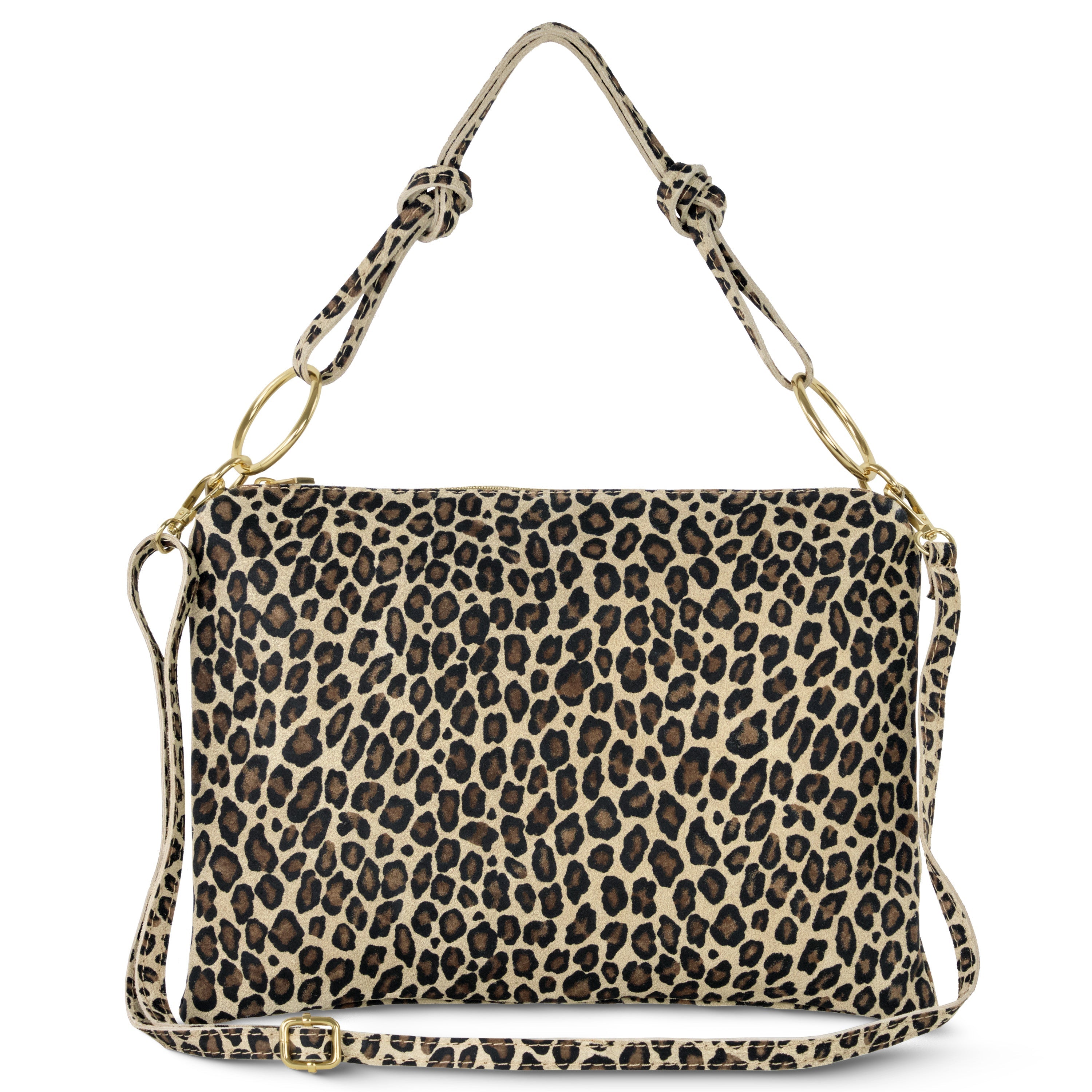 Italian Genuine Suede Leather Shoulder Bag
