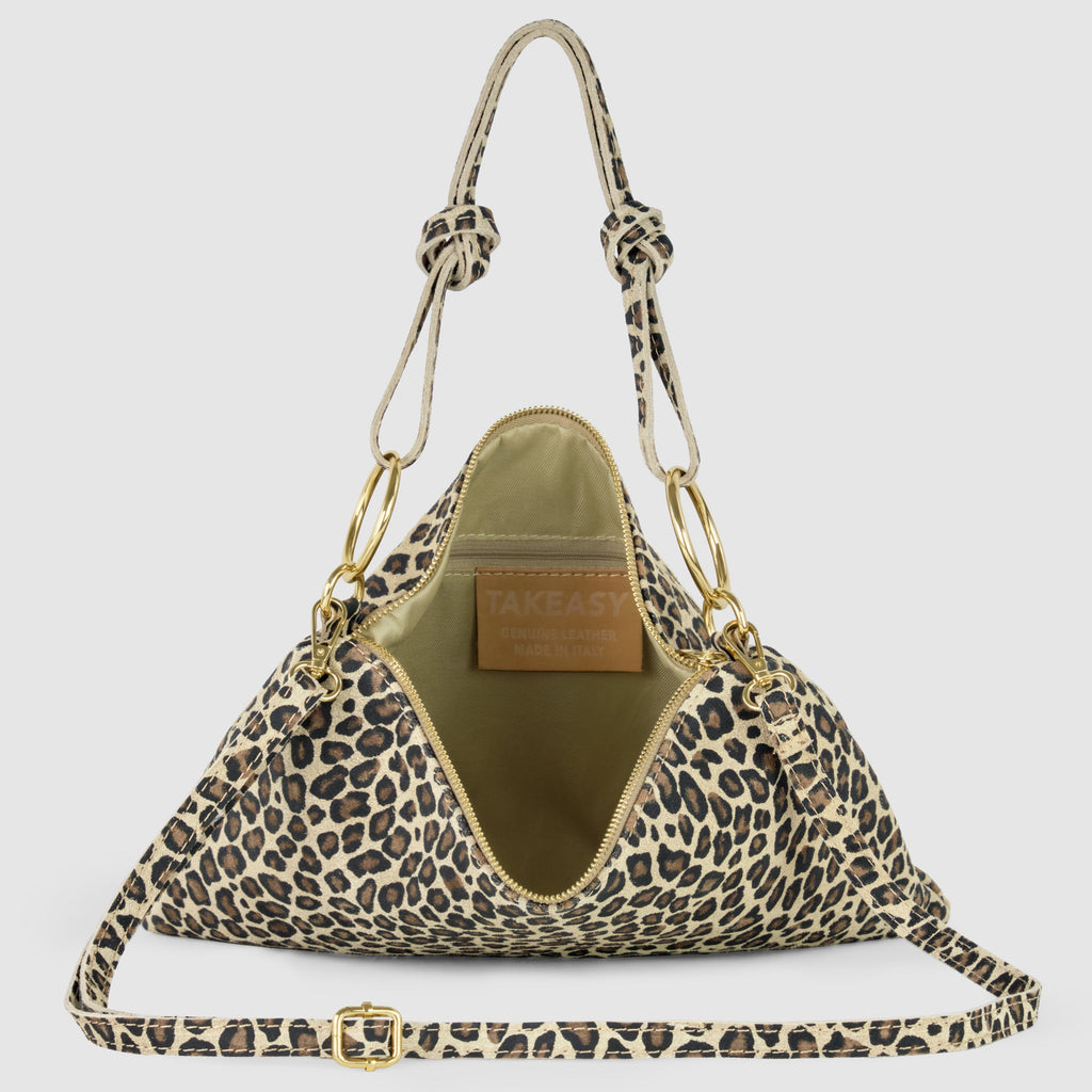 Italian Genuine Suede Leather Shoulder Bag