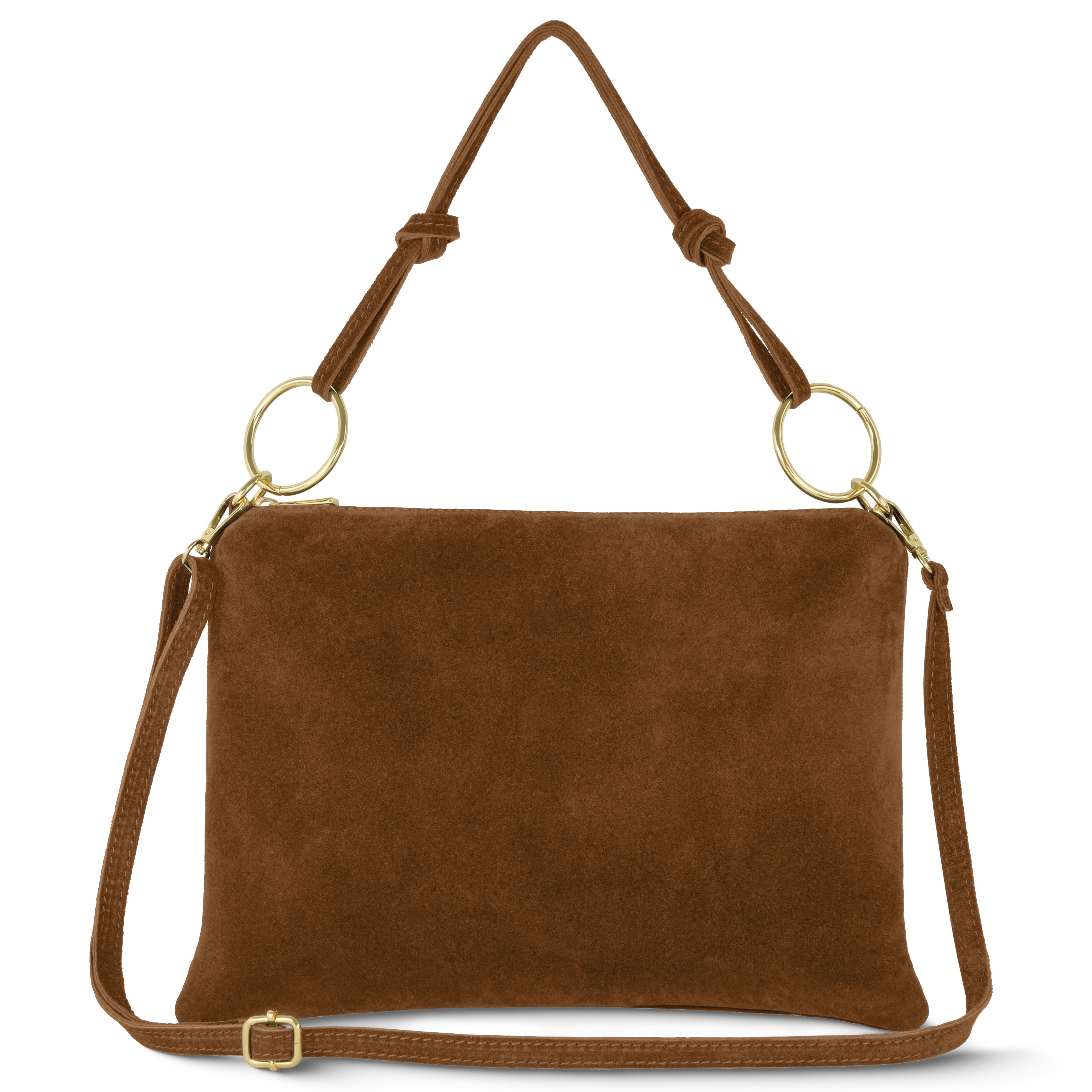 Italian Genuine Suede Leather Shoulder Bag