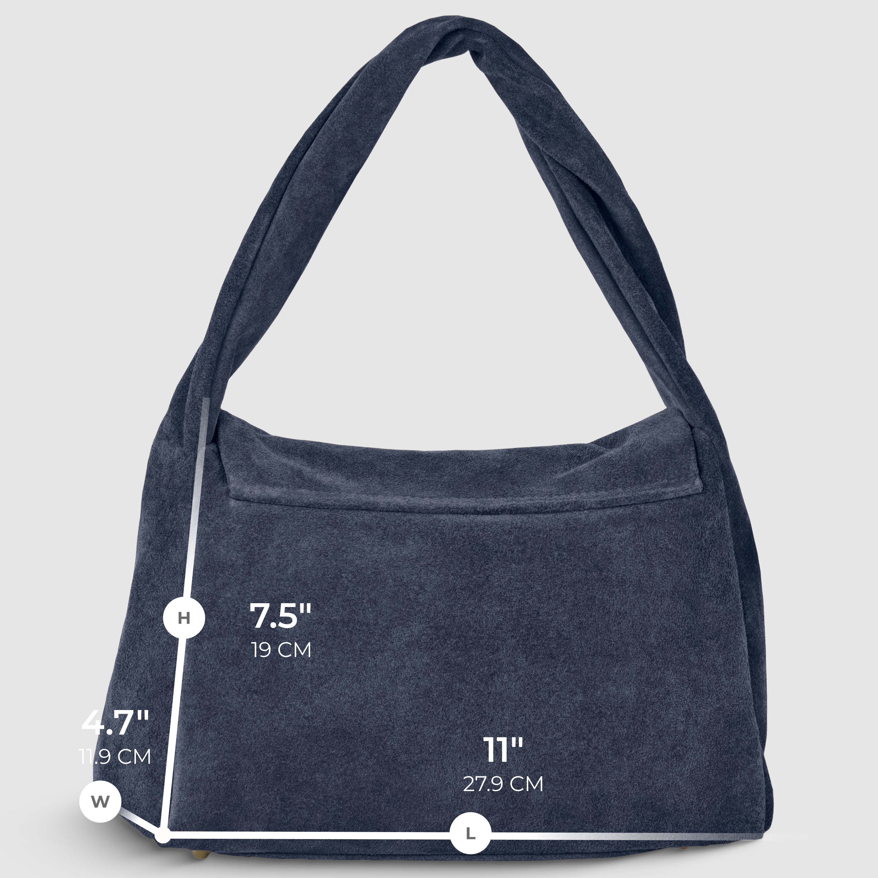 Italian Genuine Suede Top-Handle Bag with Adjustable Strap