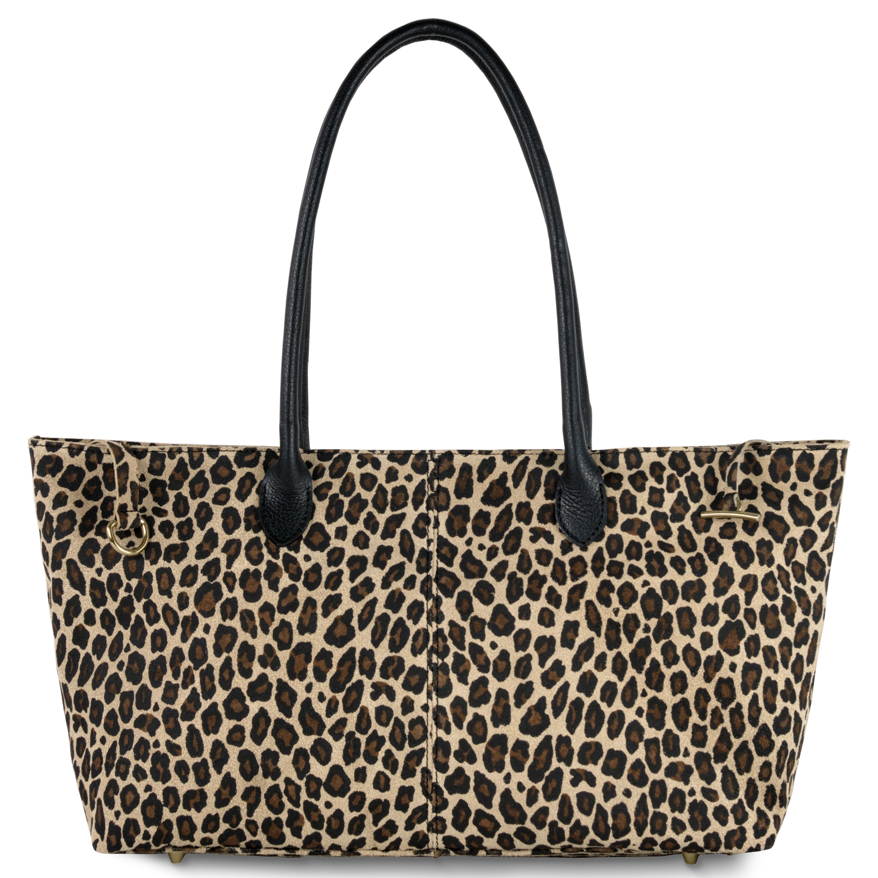 Large Italian Genuine Suede Carryall Tote Bag
