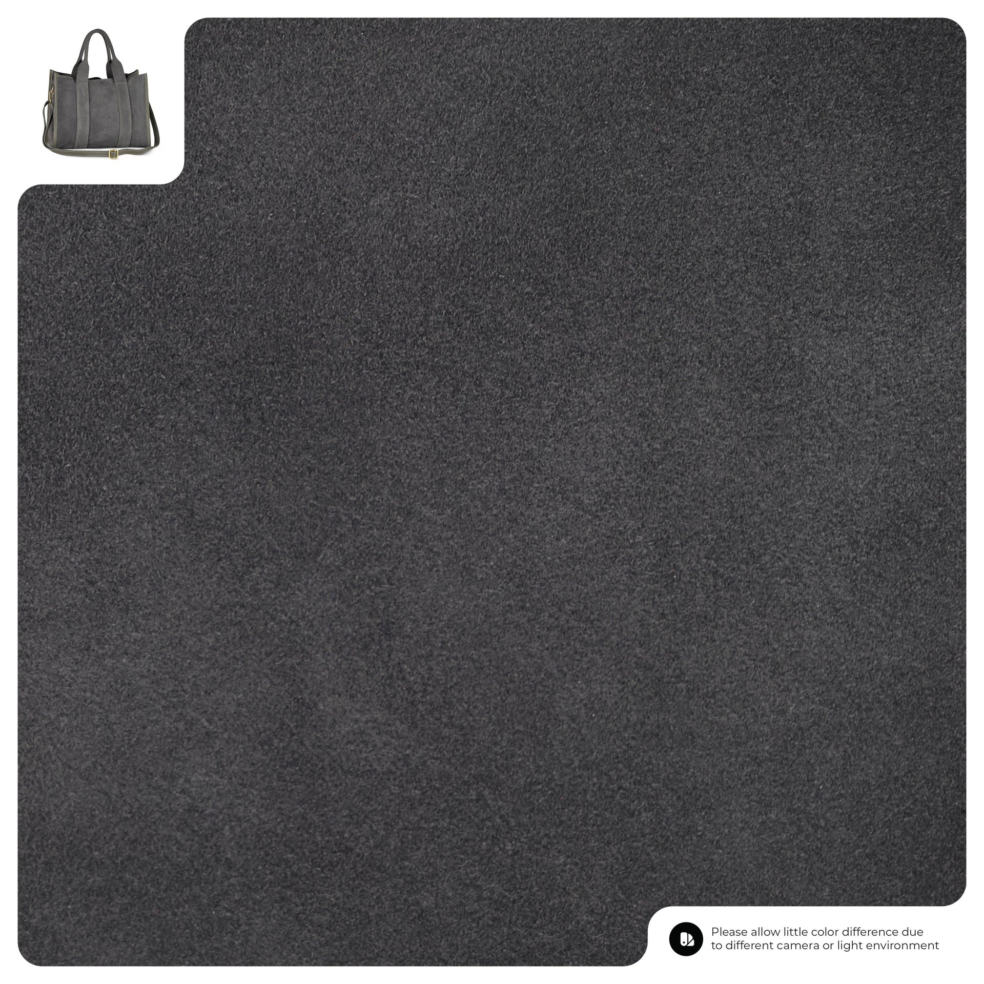 Italian Genuine Suede Dark Brown Structured Tote Bag