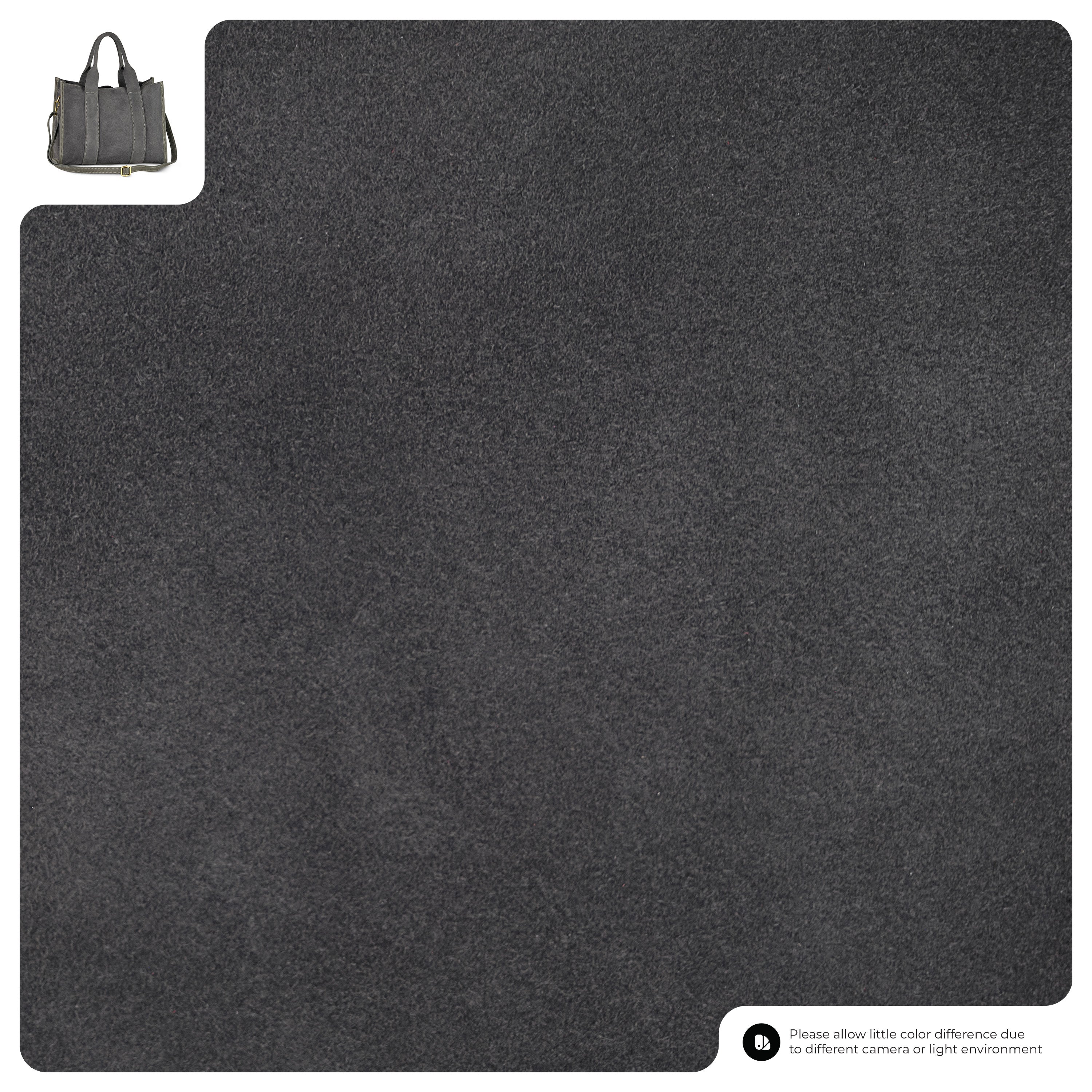 Italian Genuine Suede Dark Brown Structured Tote Bag