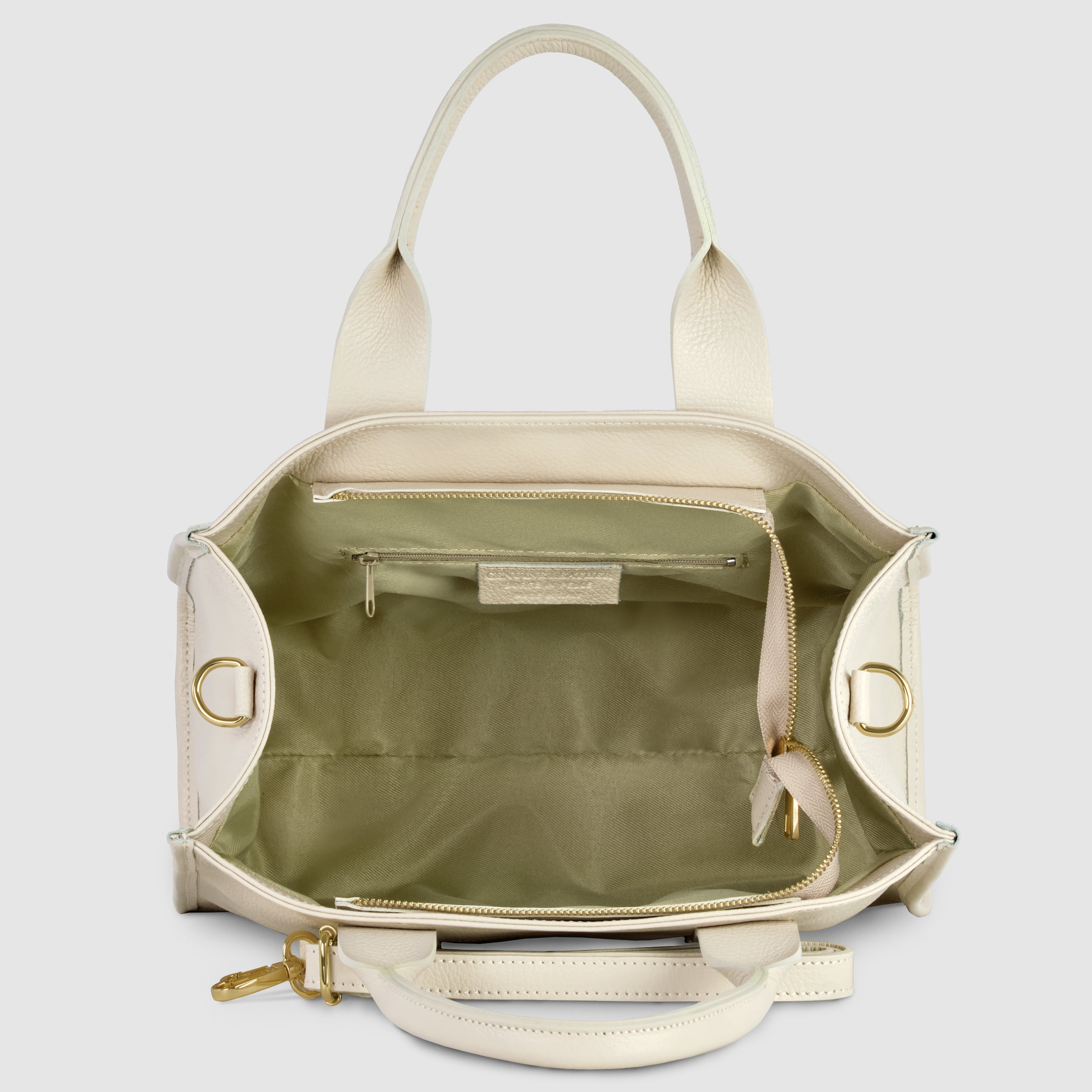 Italian Calf Leather Tote Bag – Structured Professional Purse