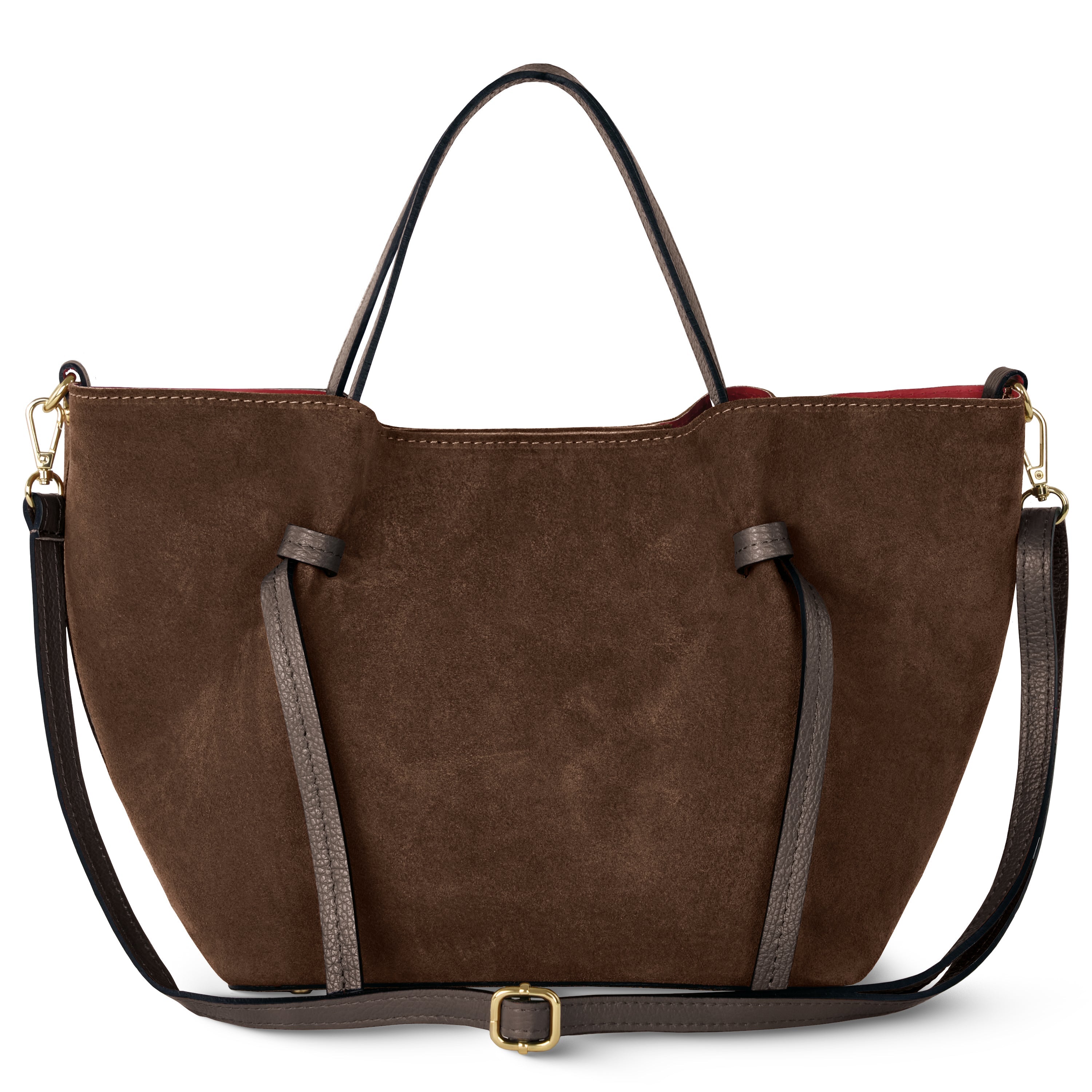 Italian Genuine Suede Tote Bag – Spacious Everyday Carryall