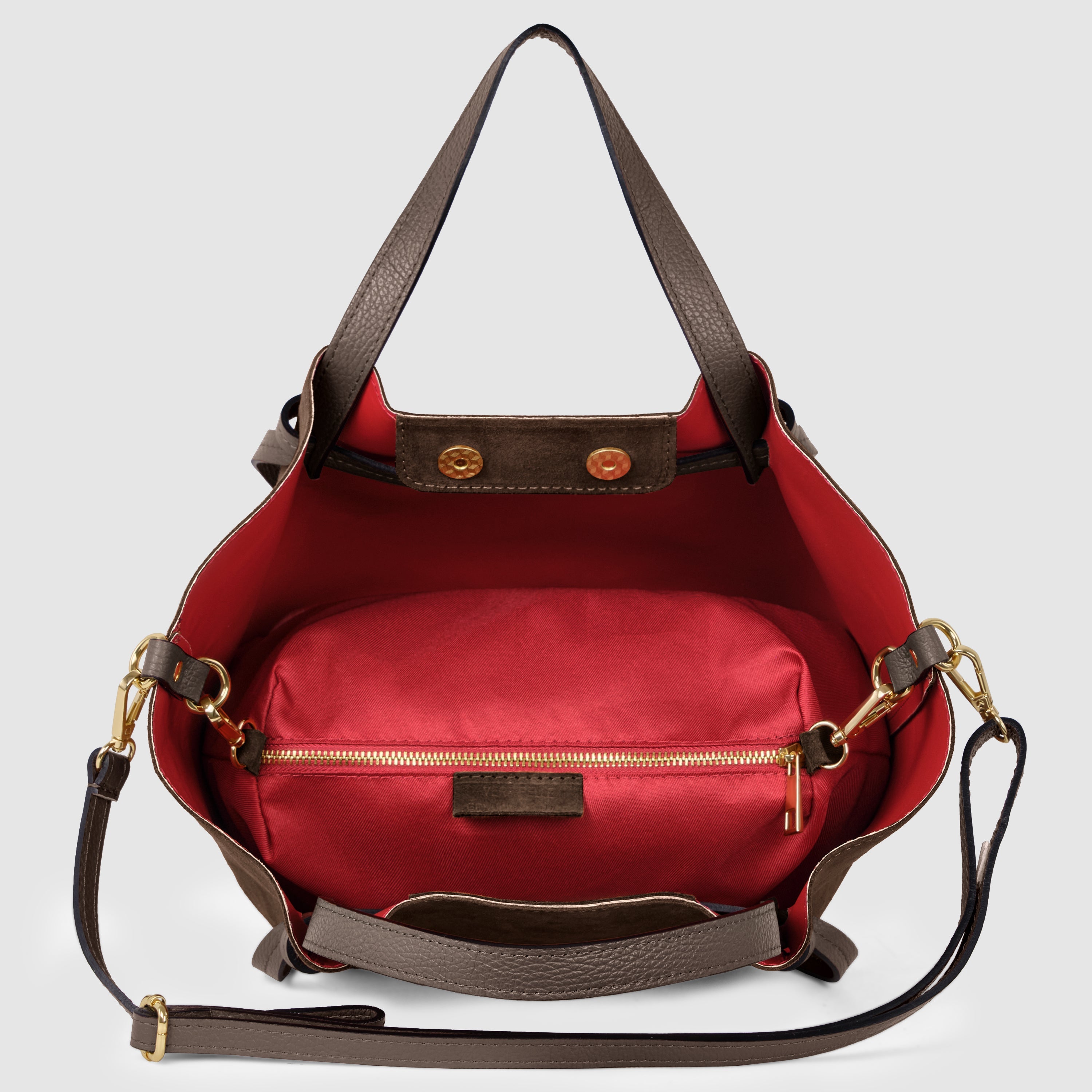 Italian Genuine Suede Tote Bag – Spacious Everyday Carryall