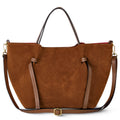 Italian Genuine Suede Tote Bag – Spacious Everyday Carryall