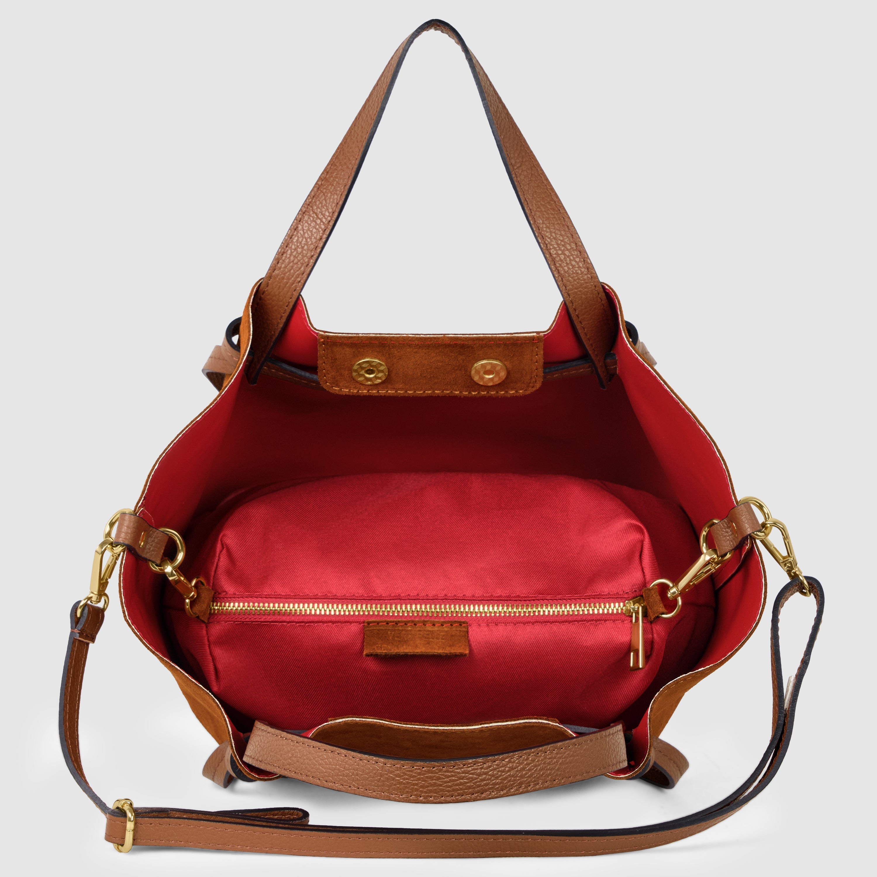Italian Genuine Suede Tote Bag – Spacious Everyday Carryall