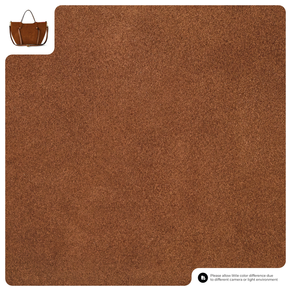 Italian Genuine Suede Tote Bag – Spacious Everyday Carryall