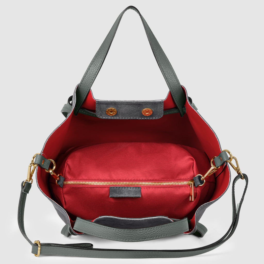 Italian Genuine Suede Tote Bag – Spacious Everyday Carryall