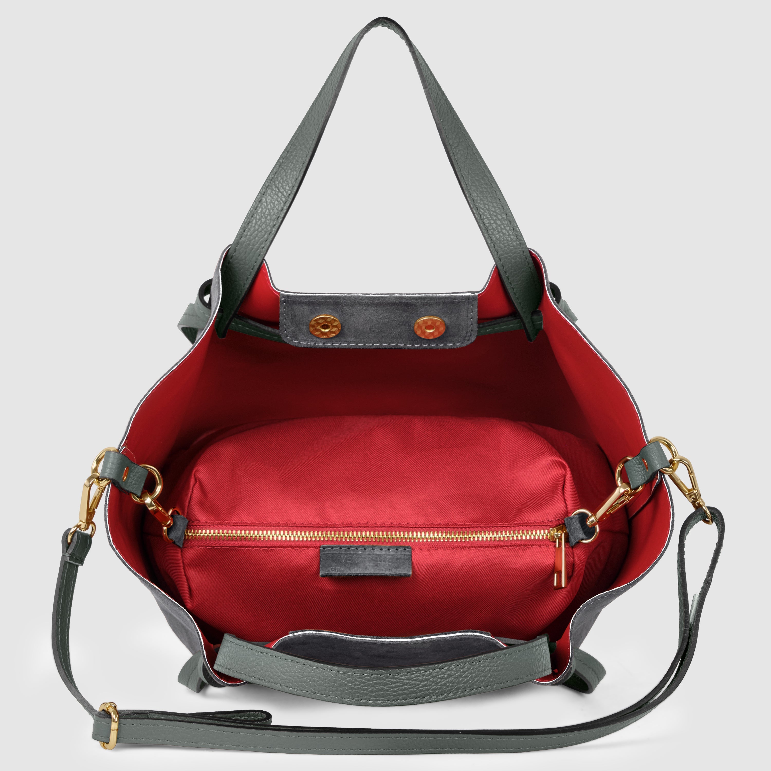 Italian Genuine Suede Tote Bag – Spacious Everyday Carryall
