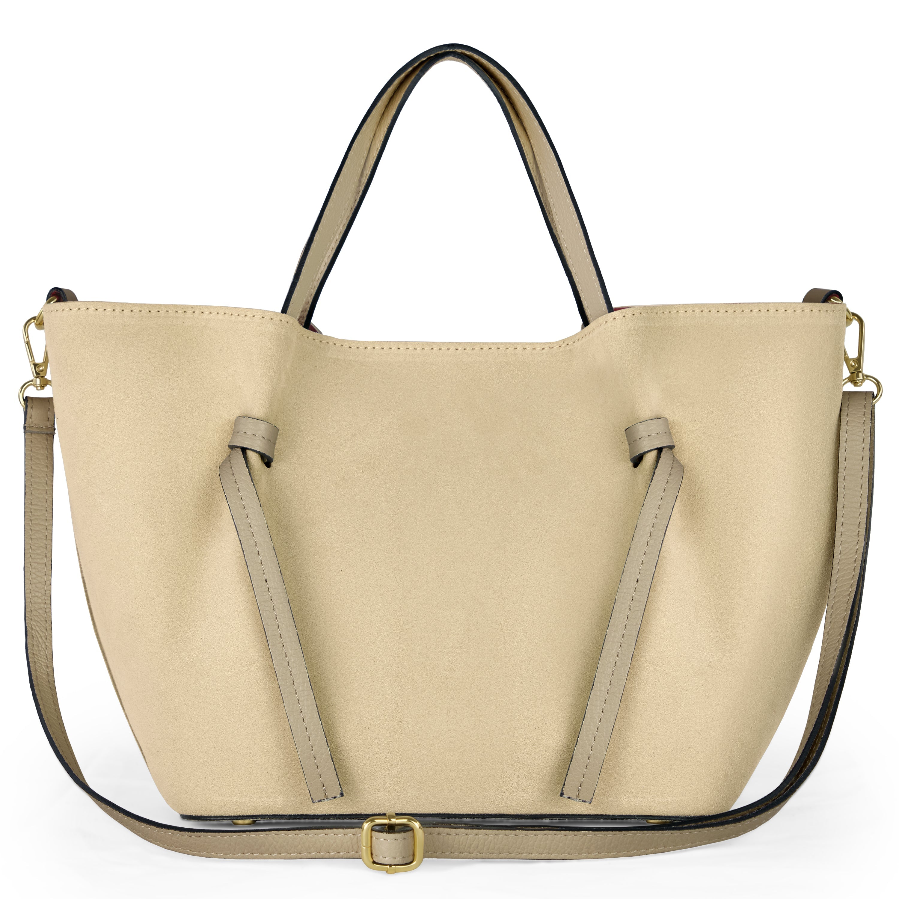 Italian Genuine Suede Tote Bag – Spacious Everyday Carryall