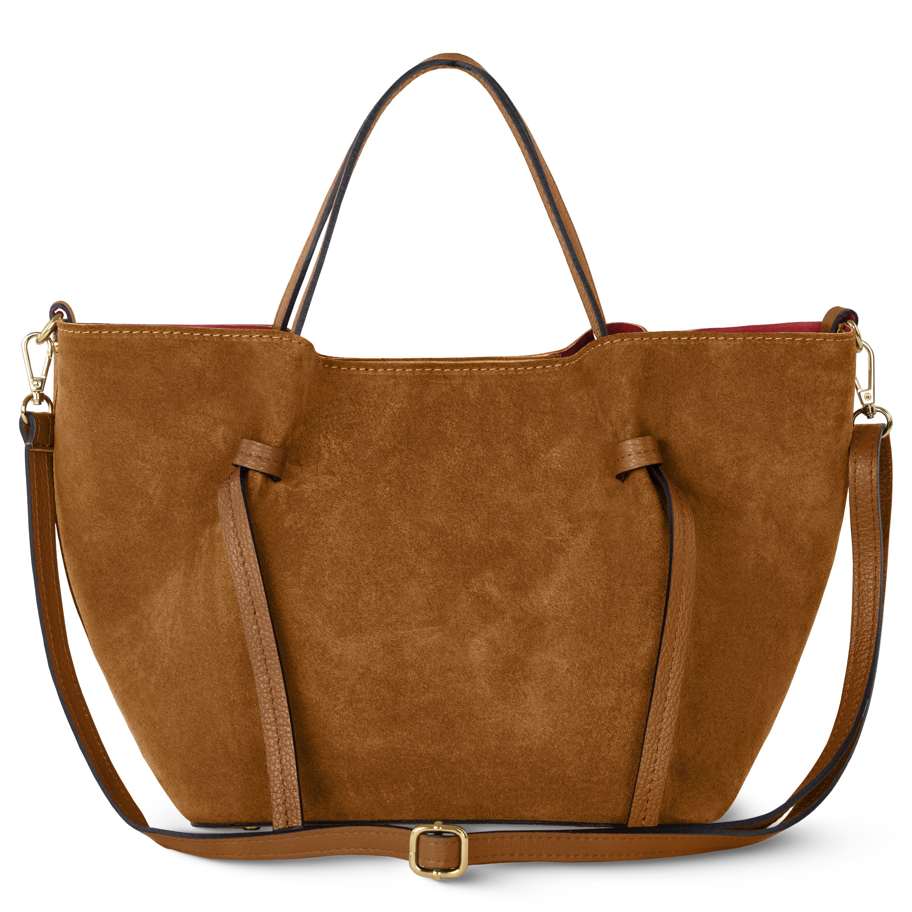 Italian Genuine Suede Tote Bag – Spacious Everyday Carryall