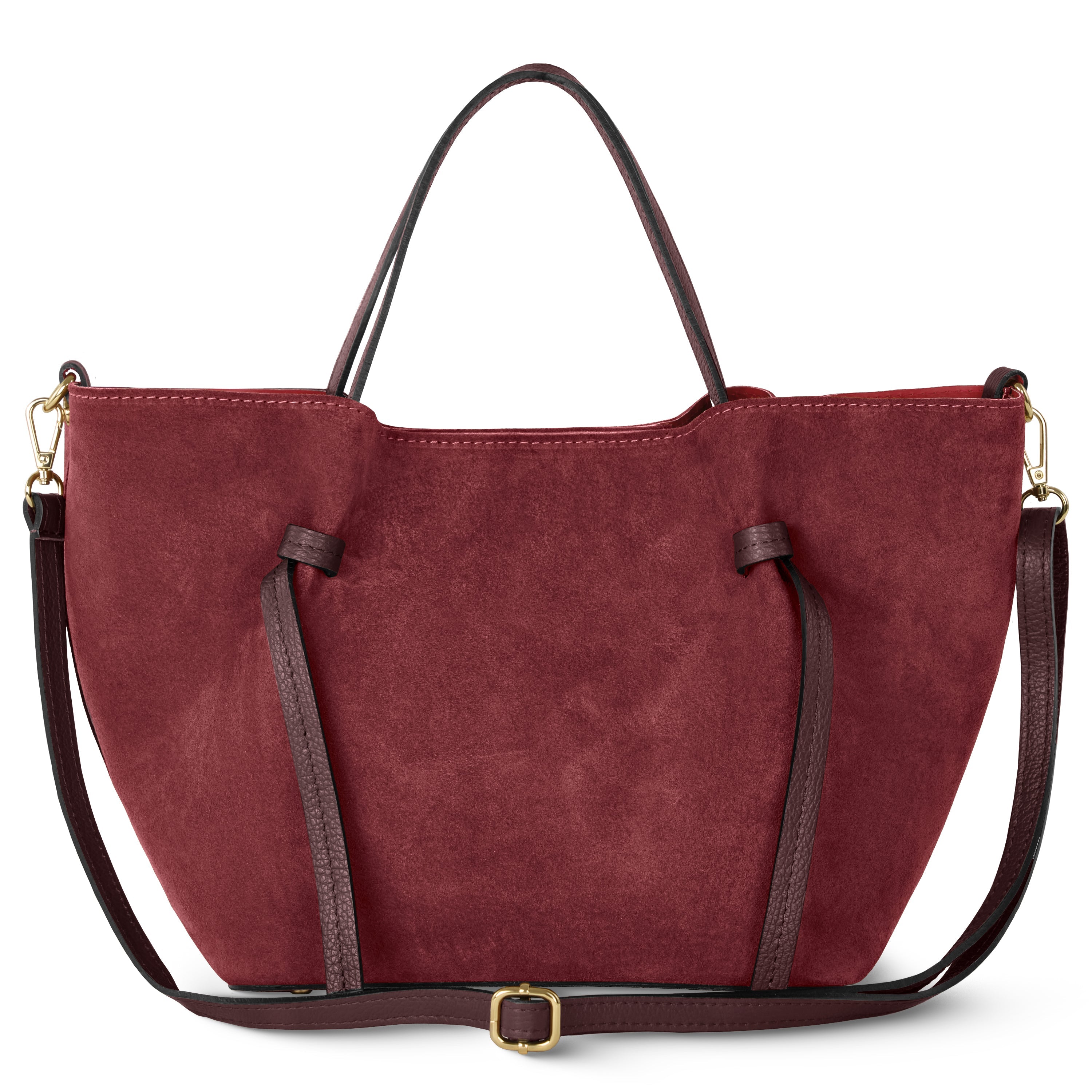Italian Genuine Suede Tote Bag – Spacious Everyday Carryall