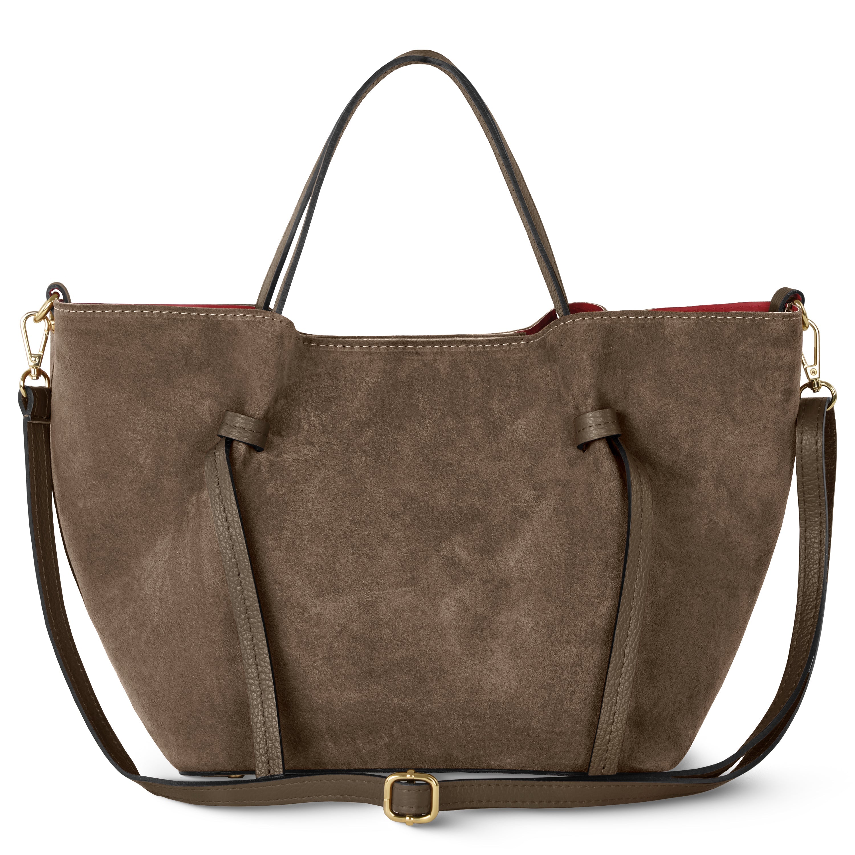 Italian Genuine Suede Tote Bag – Spacious Everyday Carryall