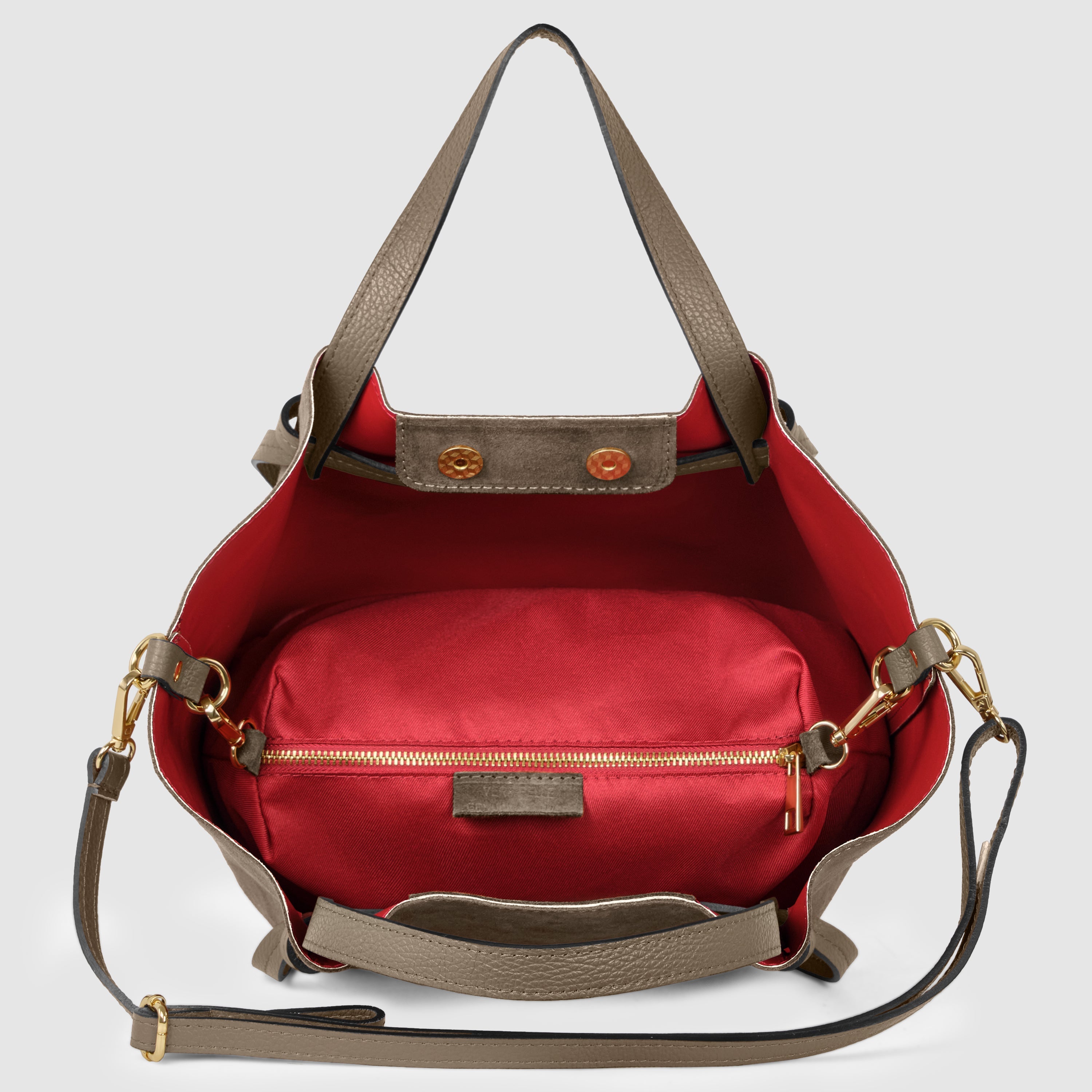 Italian Genuine Suede Tote Bag – Spacious Everyday Carryall