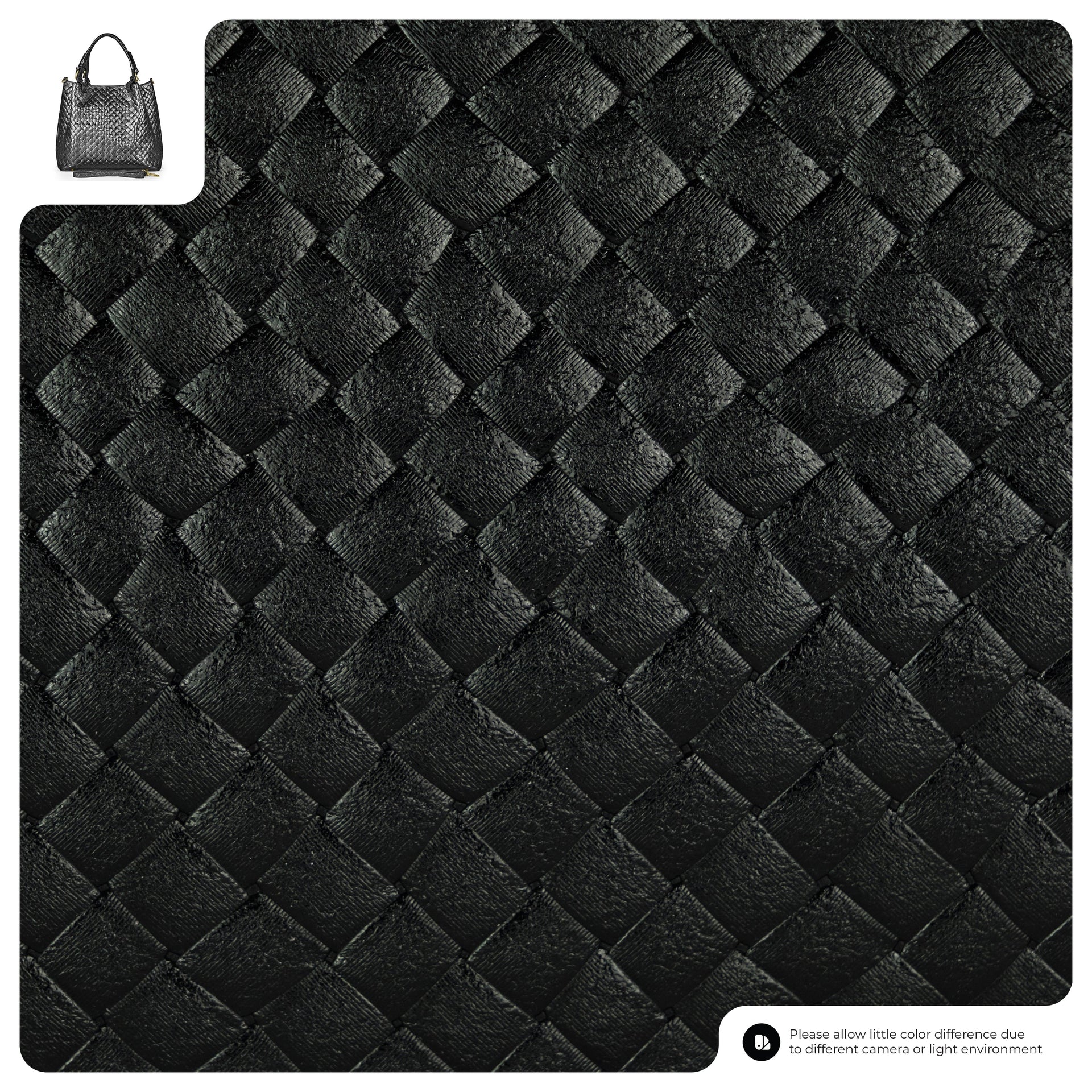 Italian Metallic Bronze Weave Suede Top-Handle Bag