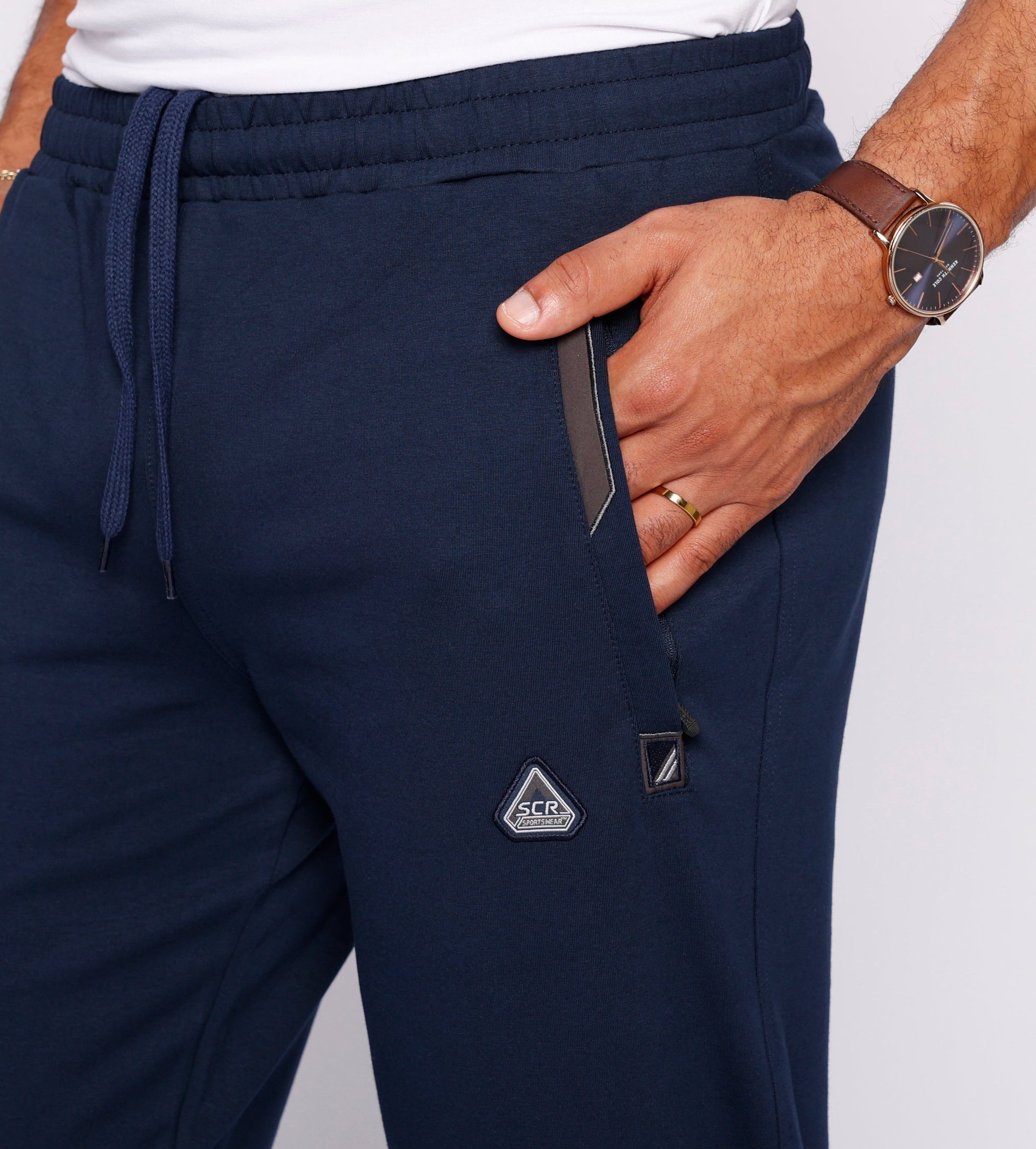 Men's Athletic Straight Fit Sweatpants in Grey - Image 9