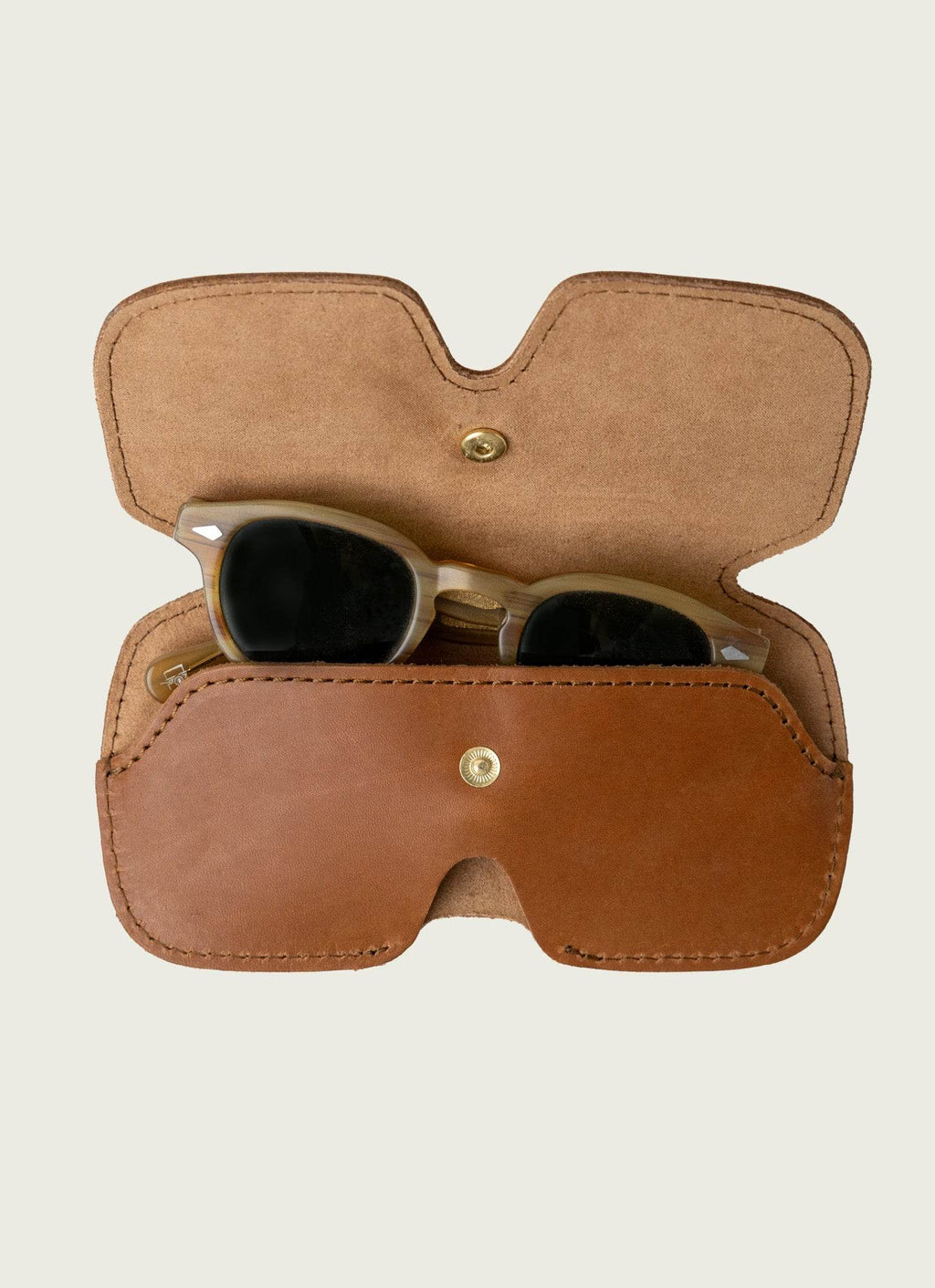 Leather Sunglasses Case - Handcrafted Protection