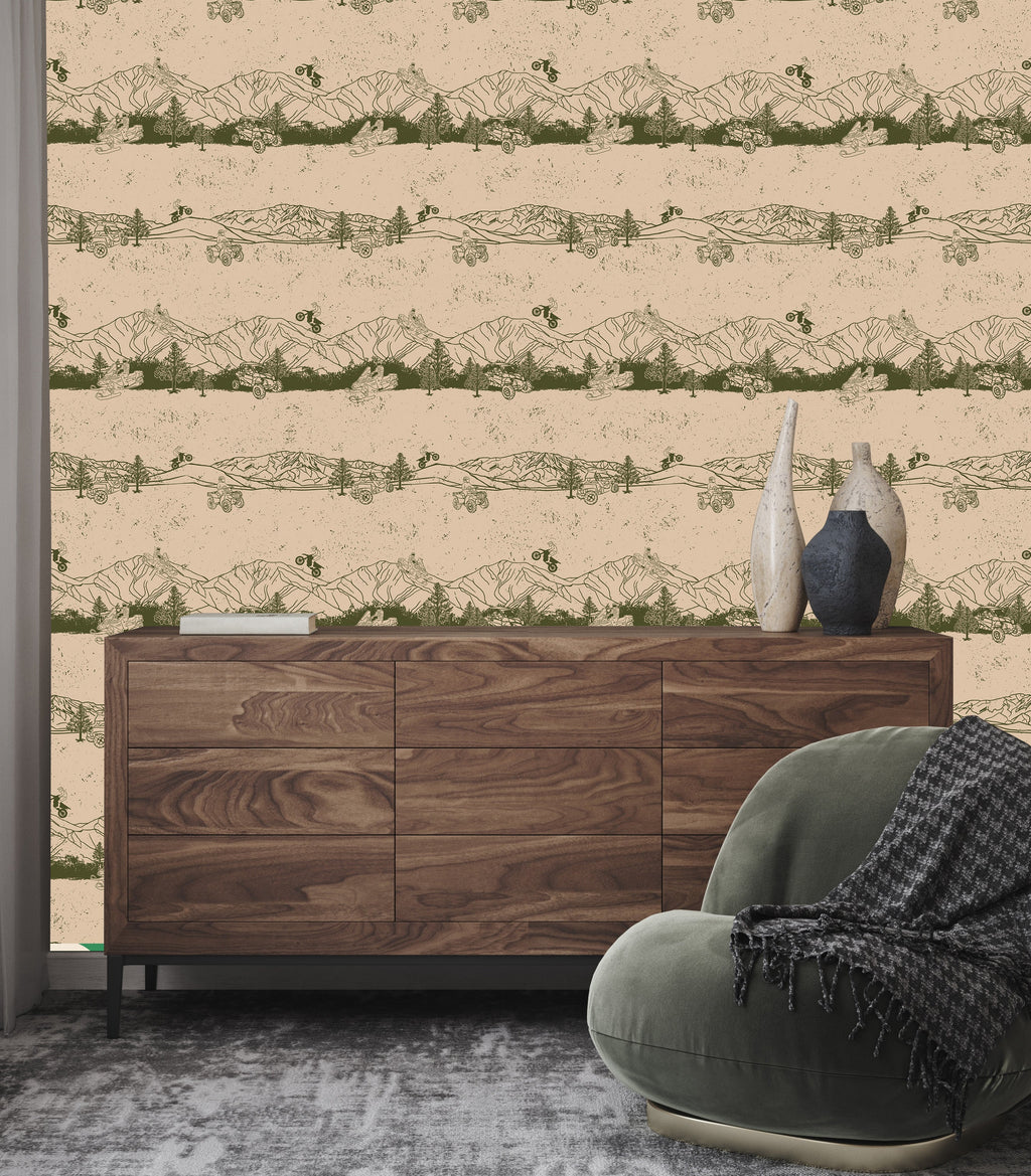 Nash Peel and Stick Removable Wallpaper by Hannah Langford
