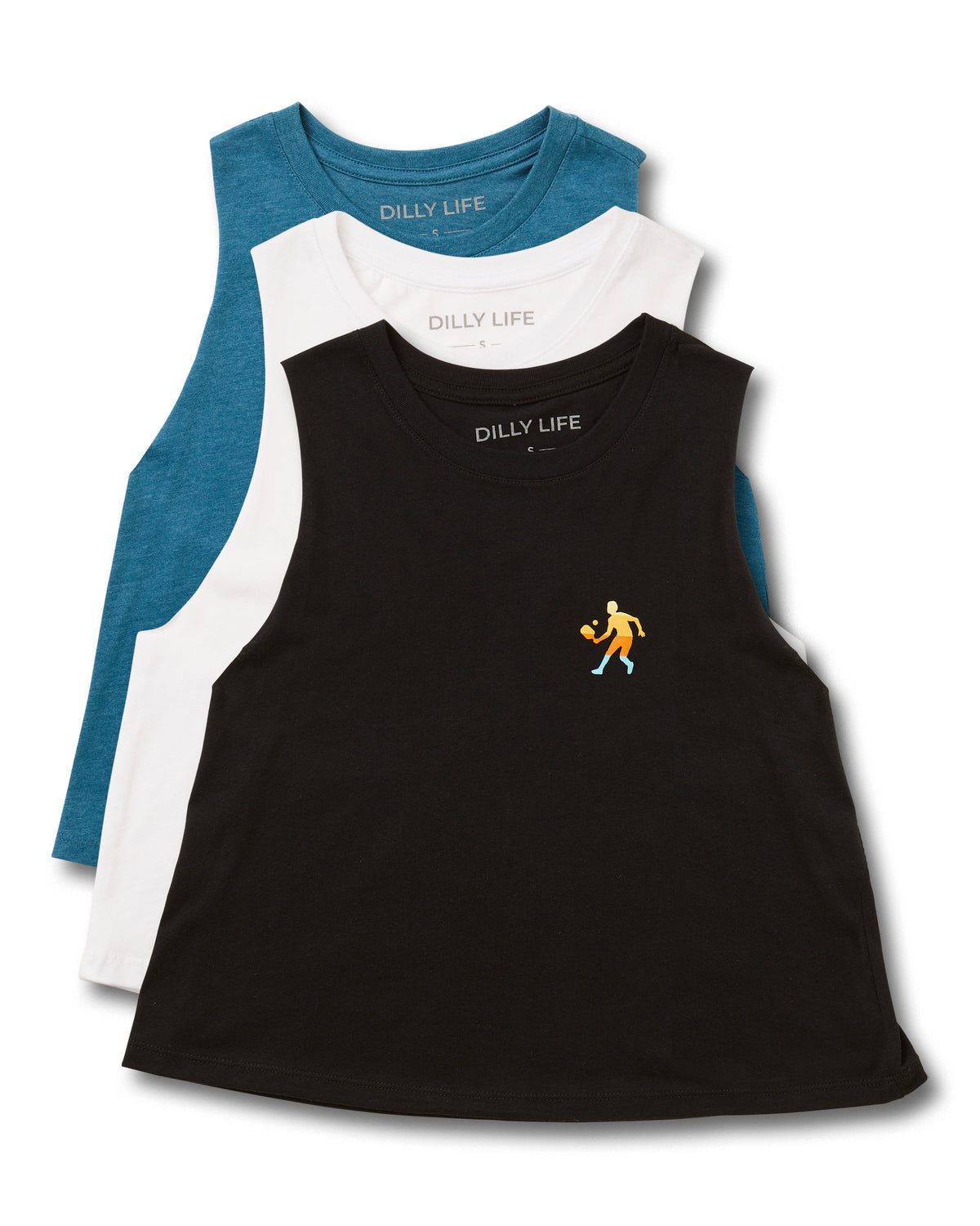 Women's Racerback Cropped Tank for Pickleball and Activewear - Image 9