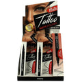 Tattoo Matte Eyeliner in Jet Black showcasing the fine tip for precise application.