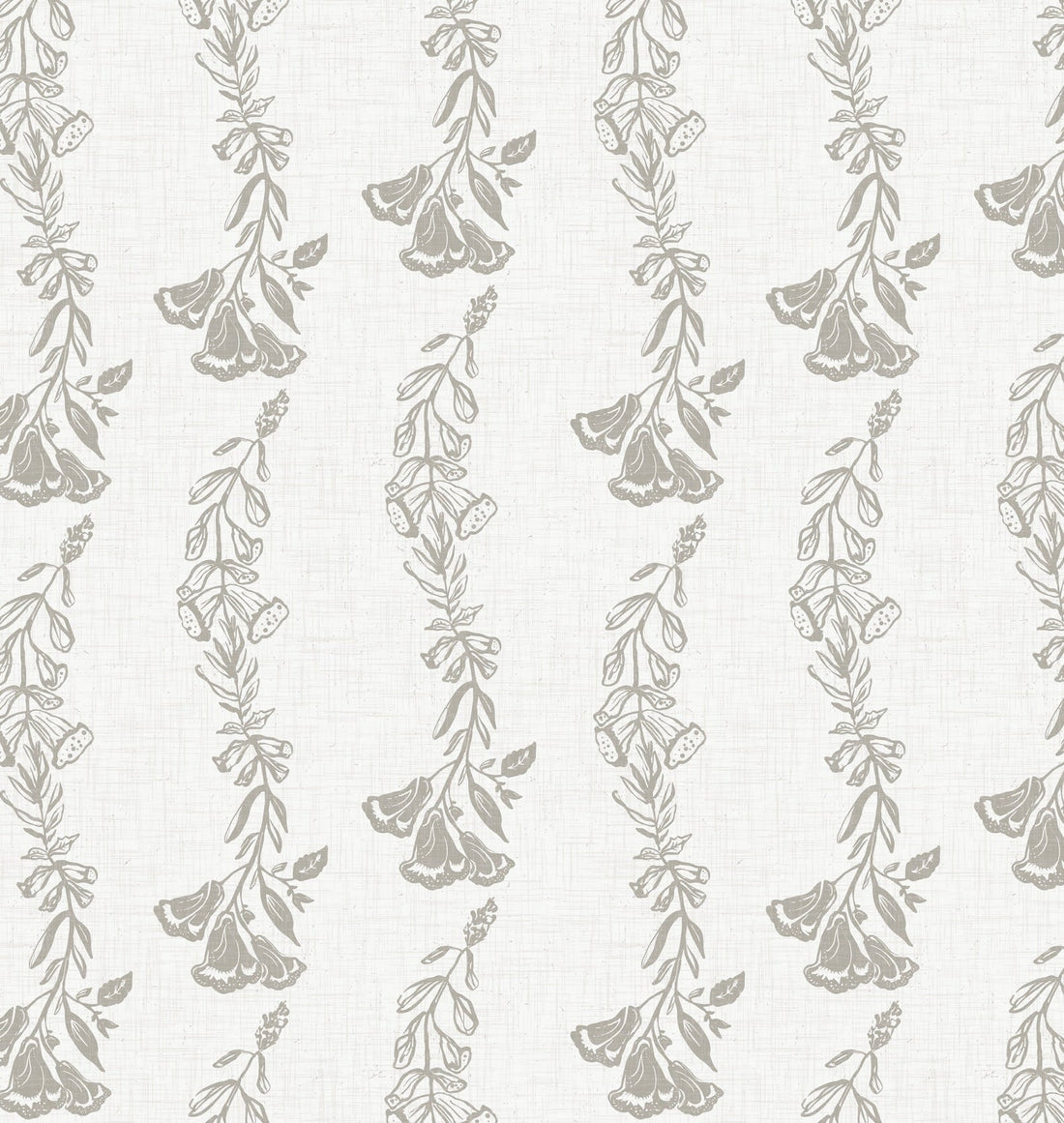 Ferguson Floral Removable Wallpaper in Charcoal, Gold & Blush