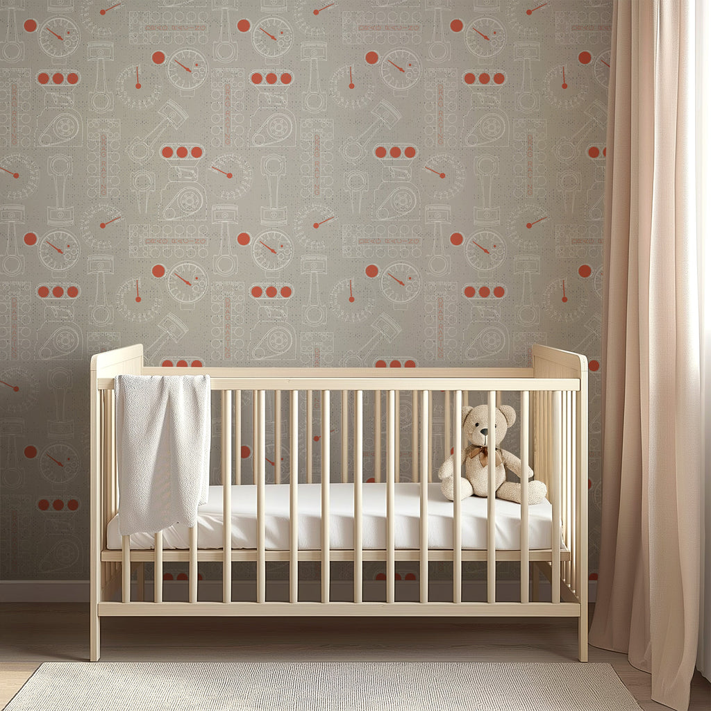 Lennox Wallpaper by Lavonne McCamley