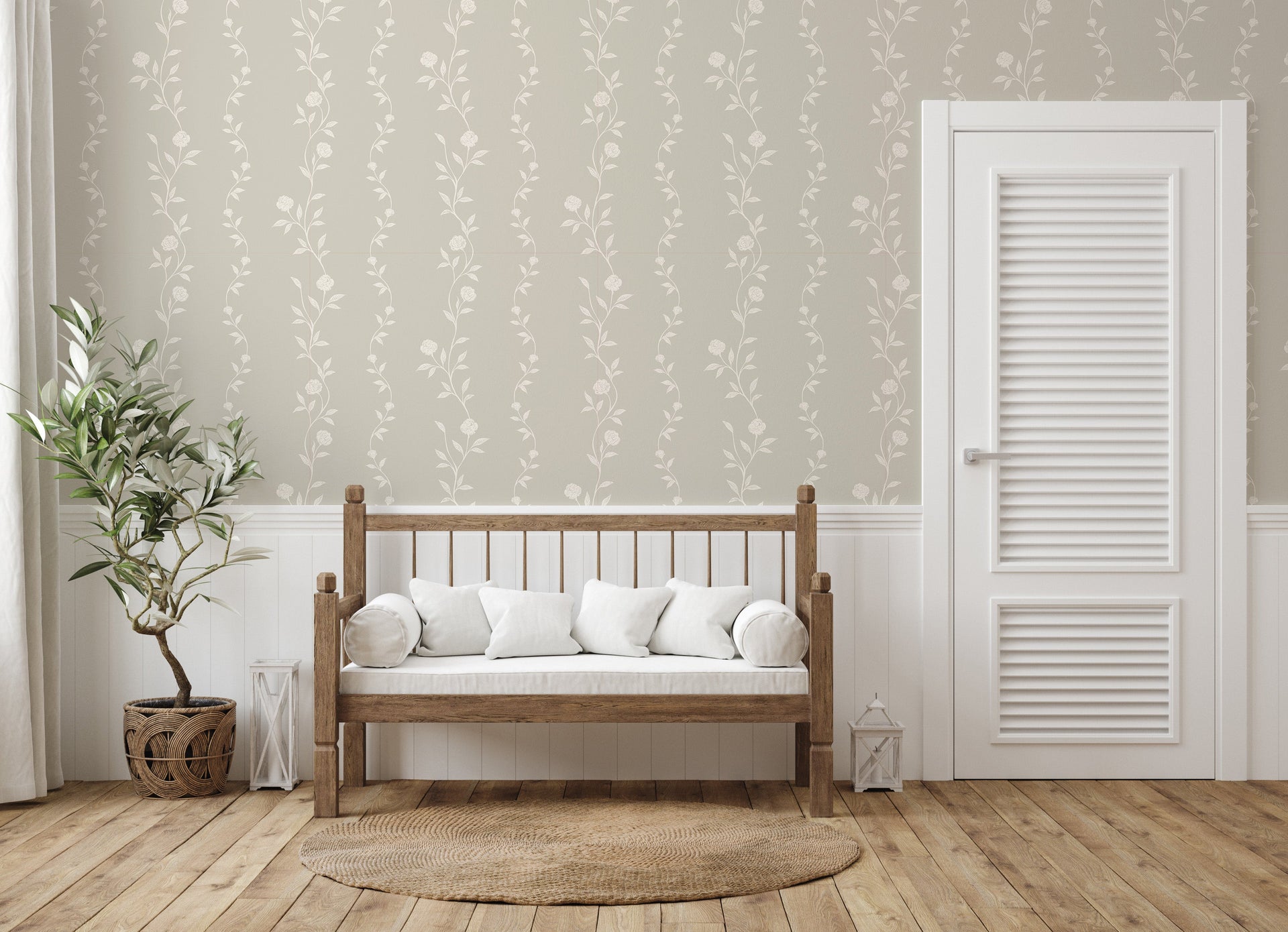 Rosalee Peel and Stick Removable Wallpaper by The Feral Flower