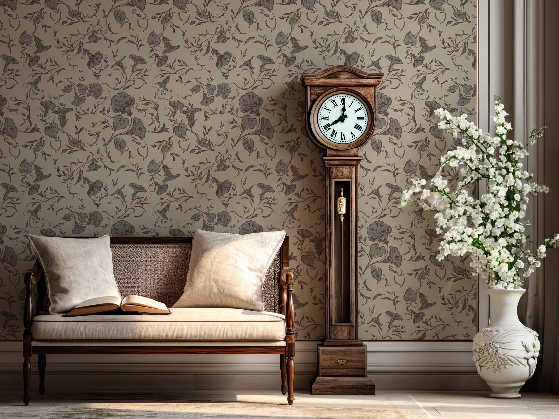 Hawthorne Bloom Removable Peel and Stick Wallpaper