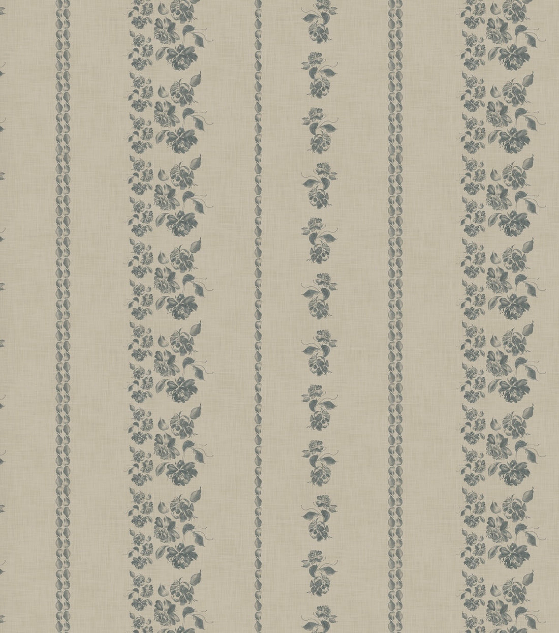 Roselle Stripe Removable Wallpaper in Brown and Cream