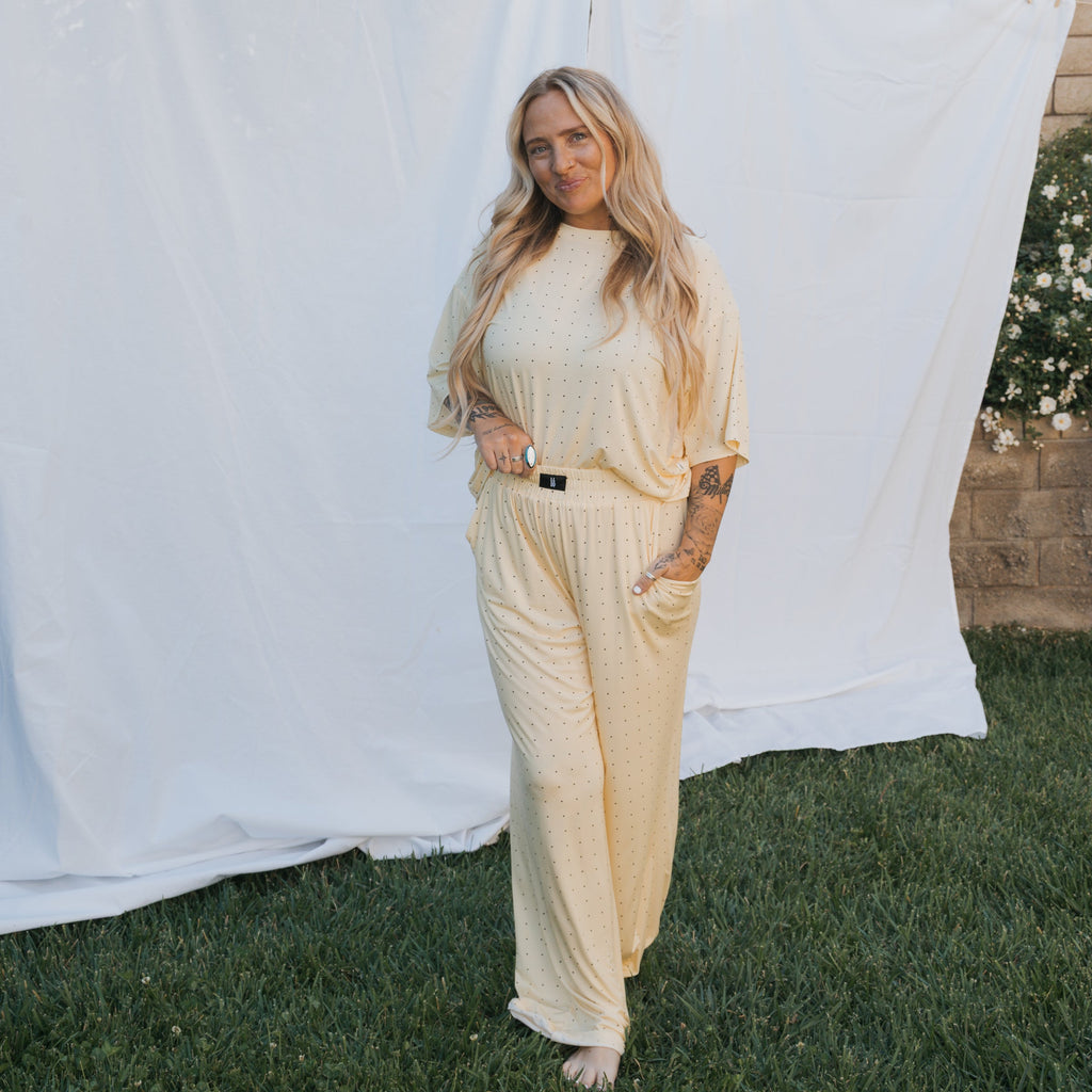 Women's Boxy Tee Lounge Set | Veda