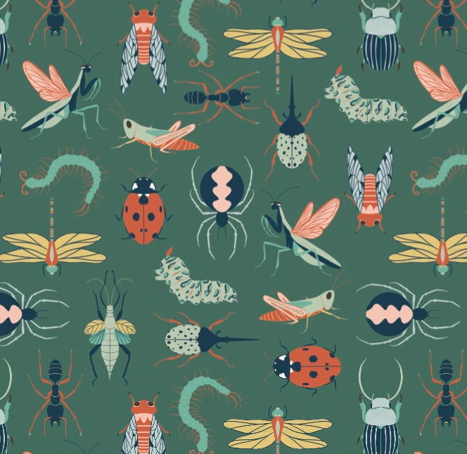 Flick Whimsical Nature-Inspired Removable Wallpaper, Sage Green