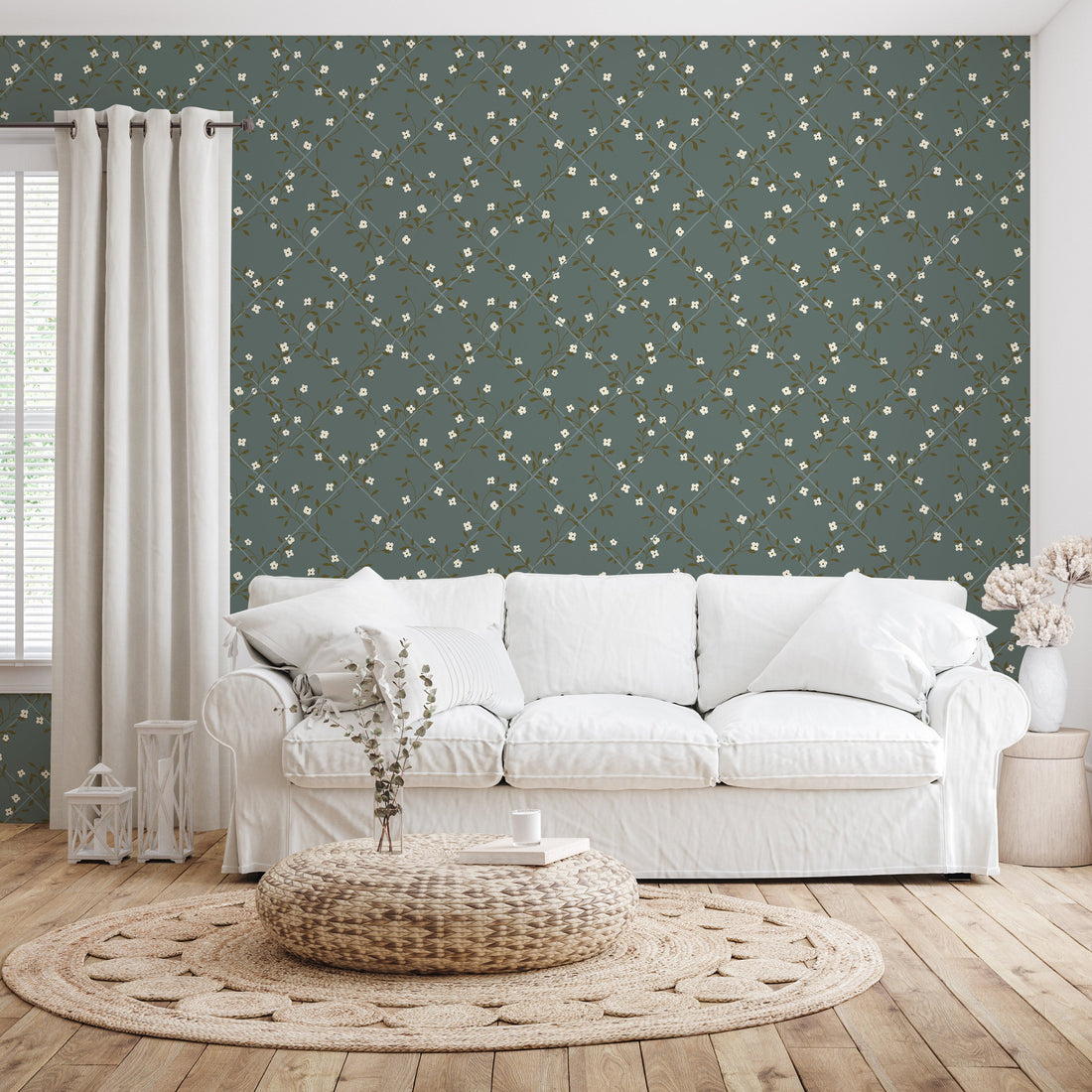 Vale Peel and Stick Removable Wallpaper by The Feral Flower