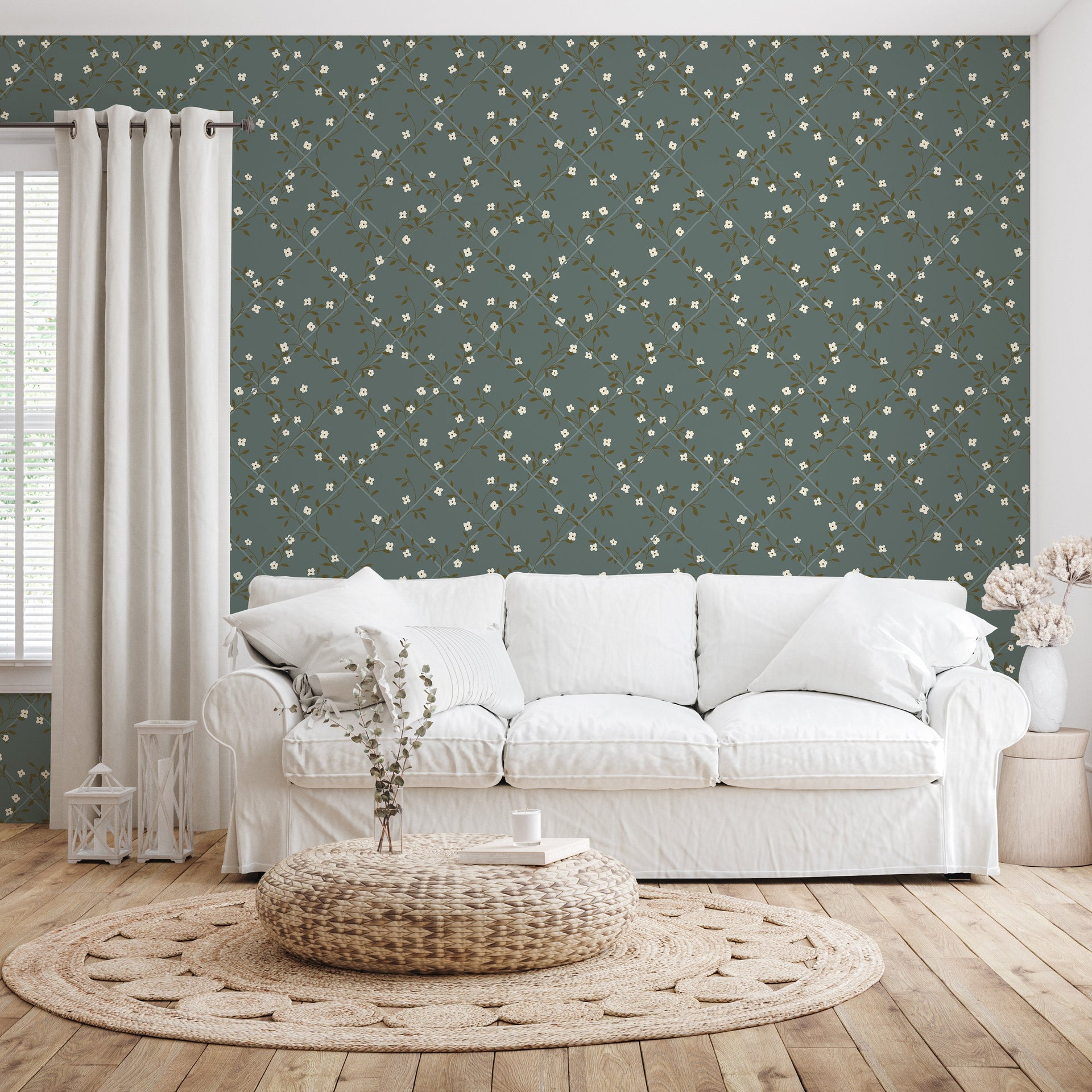 Vale Peel and Stick Removable Wallpaper by The Feral Flower