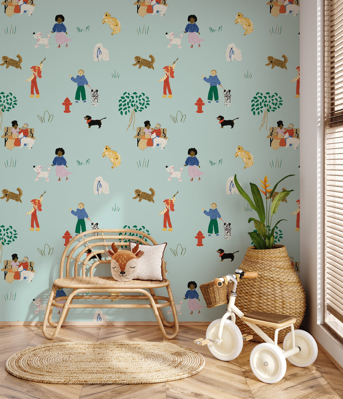 Benjamin Wallpaper by Grumble Co. Designs