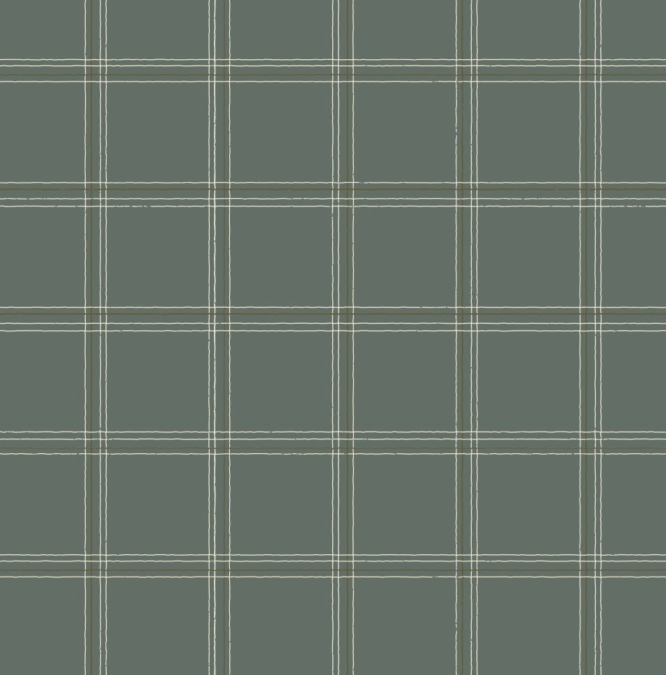 Max Geometric Wallpaper in Brown, Beige, and Green - Minimalist
