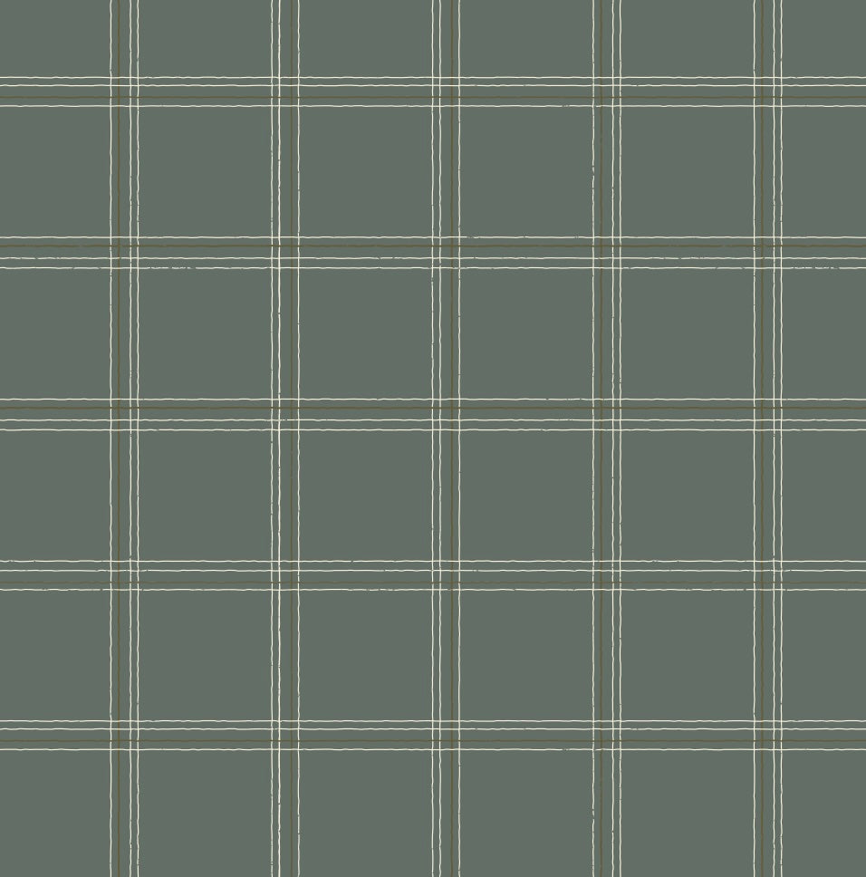 Max Geometric Wallpaper in Brown, Beige, and Green - Minimalist