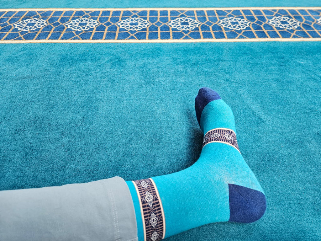 Teal Masjid Socks