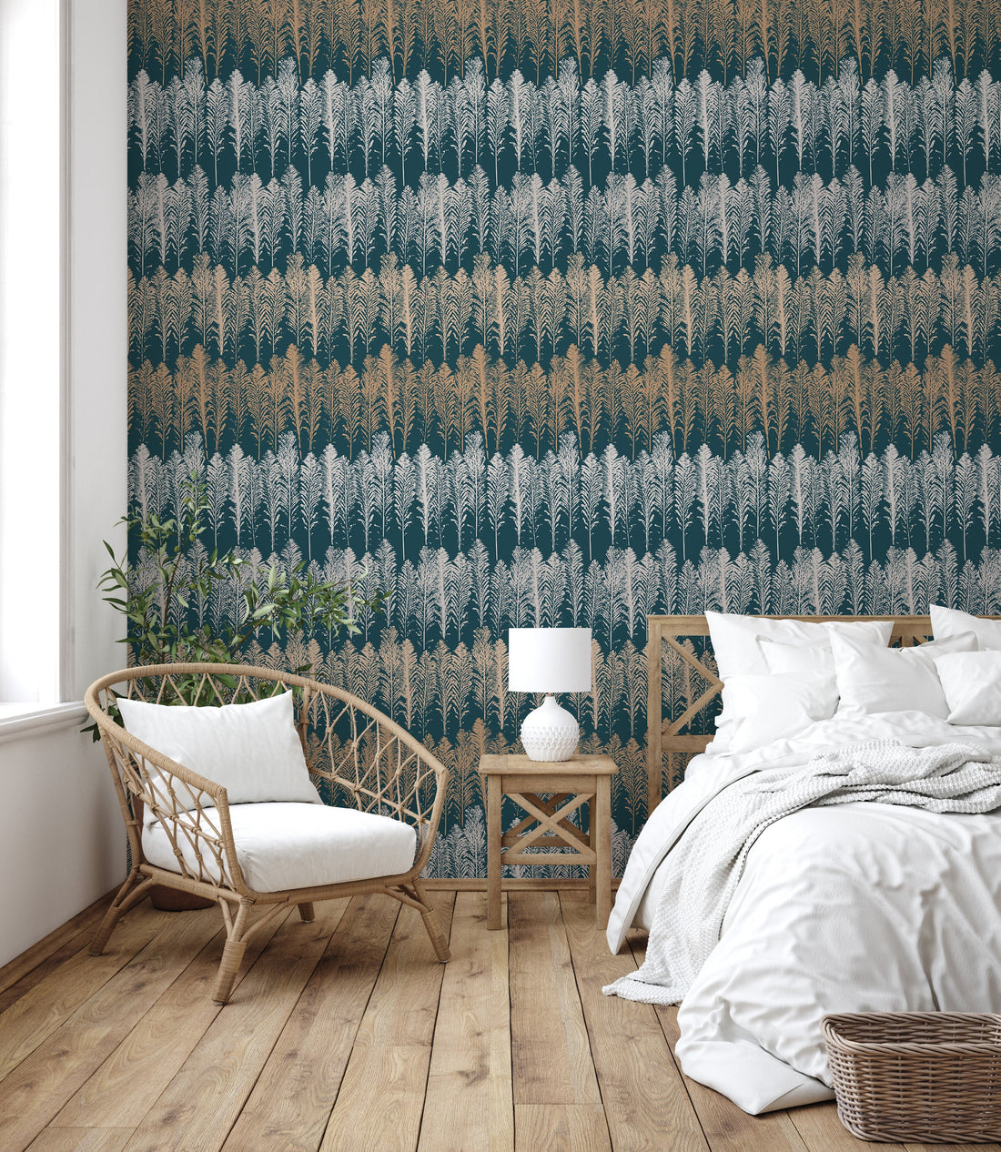 Jansen Peel and Stick Removable Wallpaper by Rusky Rose by Amy