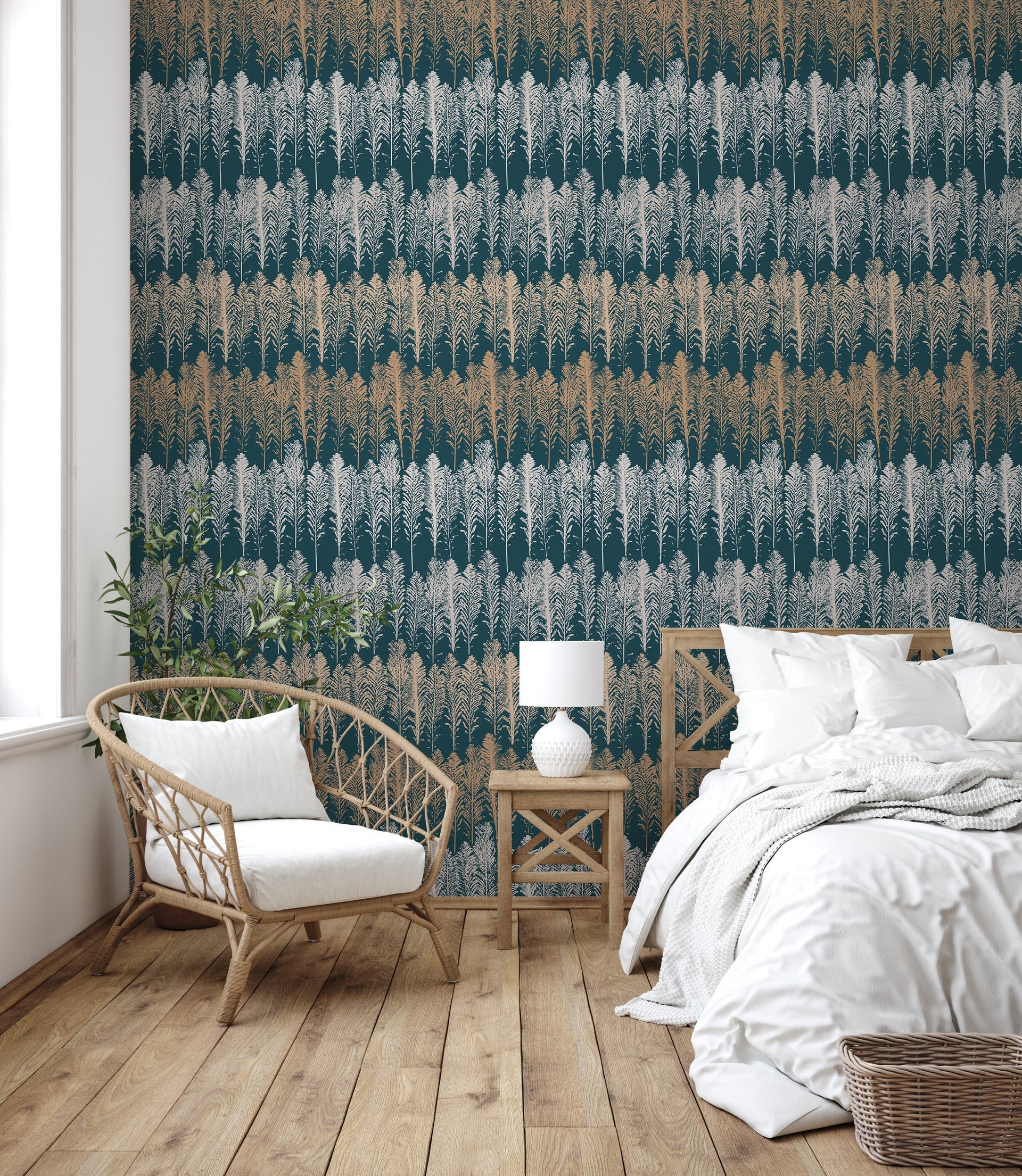 Jansen Peel and Stick Removable Wallpaper by Rusky Rose by Amy