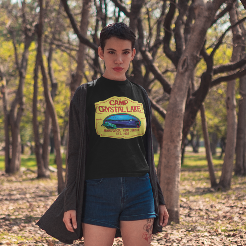Camp Crystal Lake Graphic Horror Movie Retro Unisex T-Shirt