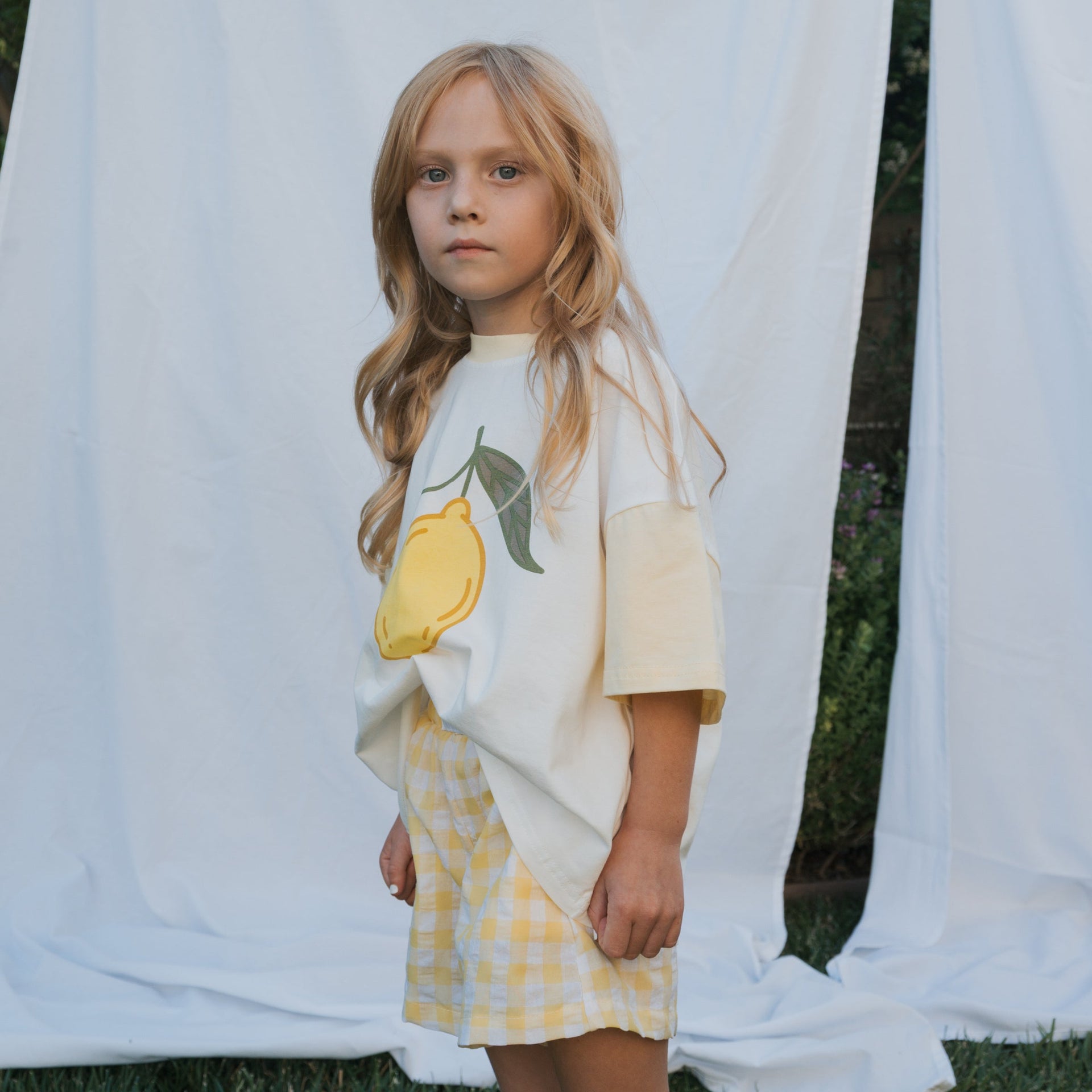 Child Cotton Tee | Lemon
