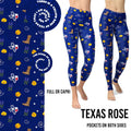 Texas Rose Leggings with Pockets